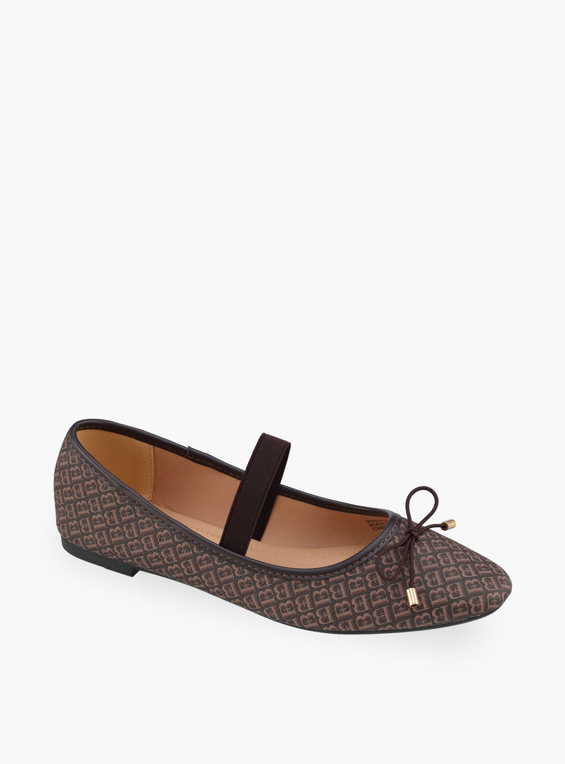 حذاء باليرينا بحزام مطاطي للنساء من فلورا بيلا-women-shoes-ballerinas-image-2