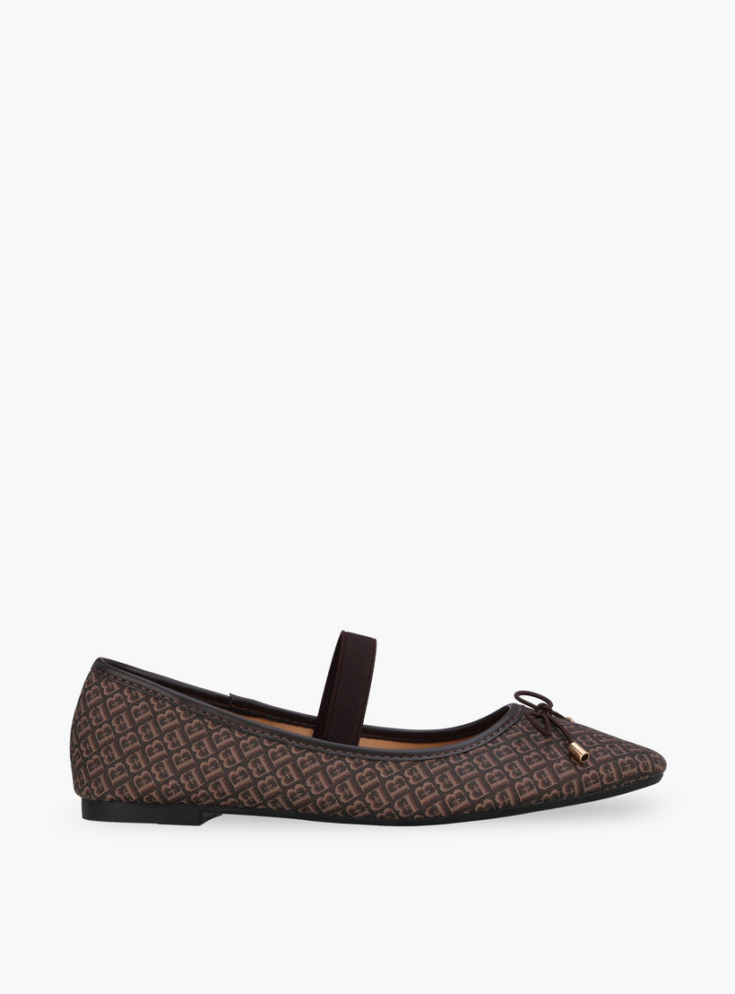 حذاء باليرينا بحزام مطاطي للنساء من فلورا بيلا-women-shoes-ballerinas-image-3