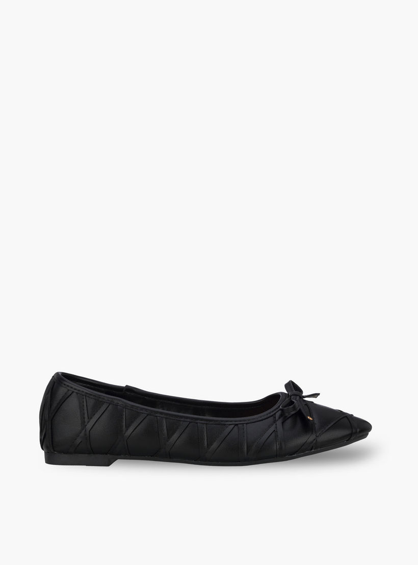 Flora Bella Women Bow Detail Ballerina Shoes-women-shoes-flats-ballerinas-image-3