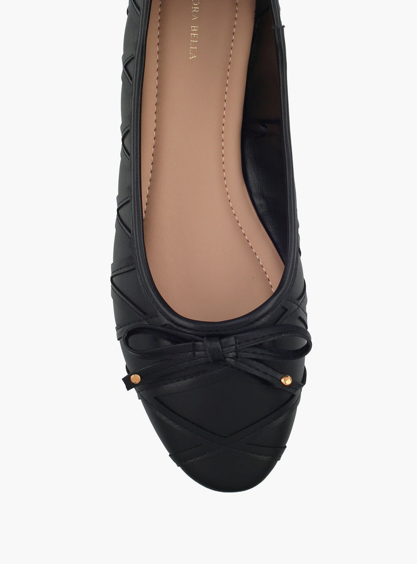 Flora Bella Women Bow Detail Ballerina Shoes-women-shoes-flats-ballerinas-image-4
