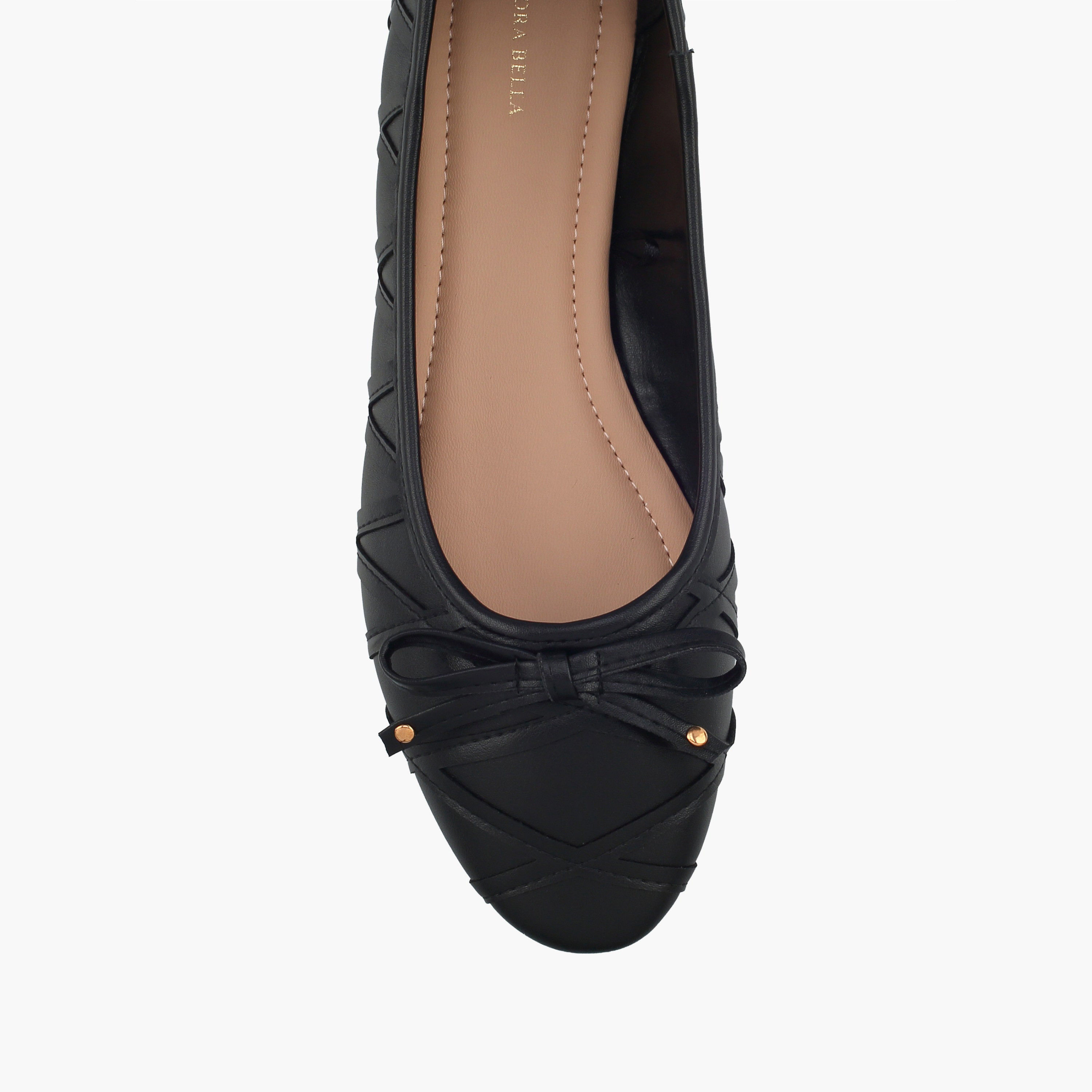 حذاء باليرينا بفيونكة للنساء من فلورا بيلا-women-shoes-flats-ballerinas-image-4