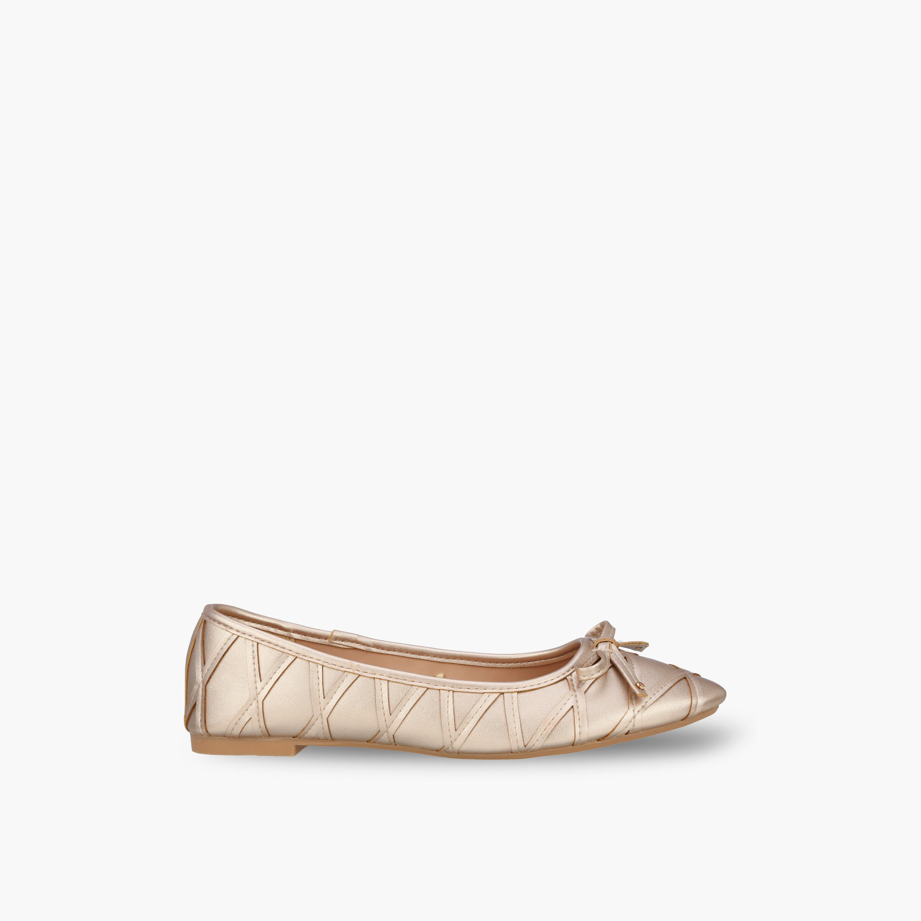 حذاء باليرينا بتفاصيل فيونكة للنساء من فلورا بيلا-women-shoes-flats-ballerinas-image-3