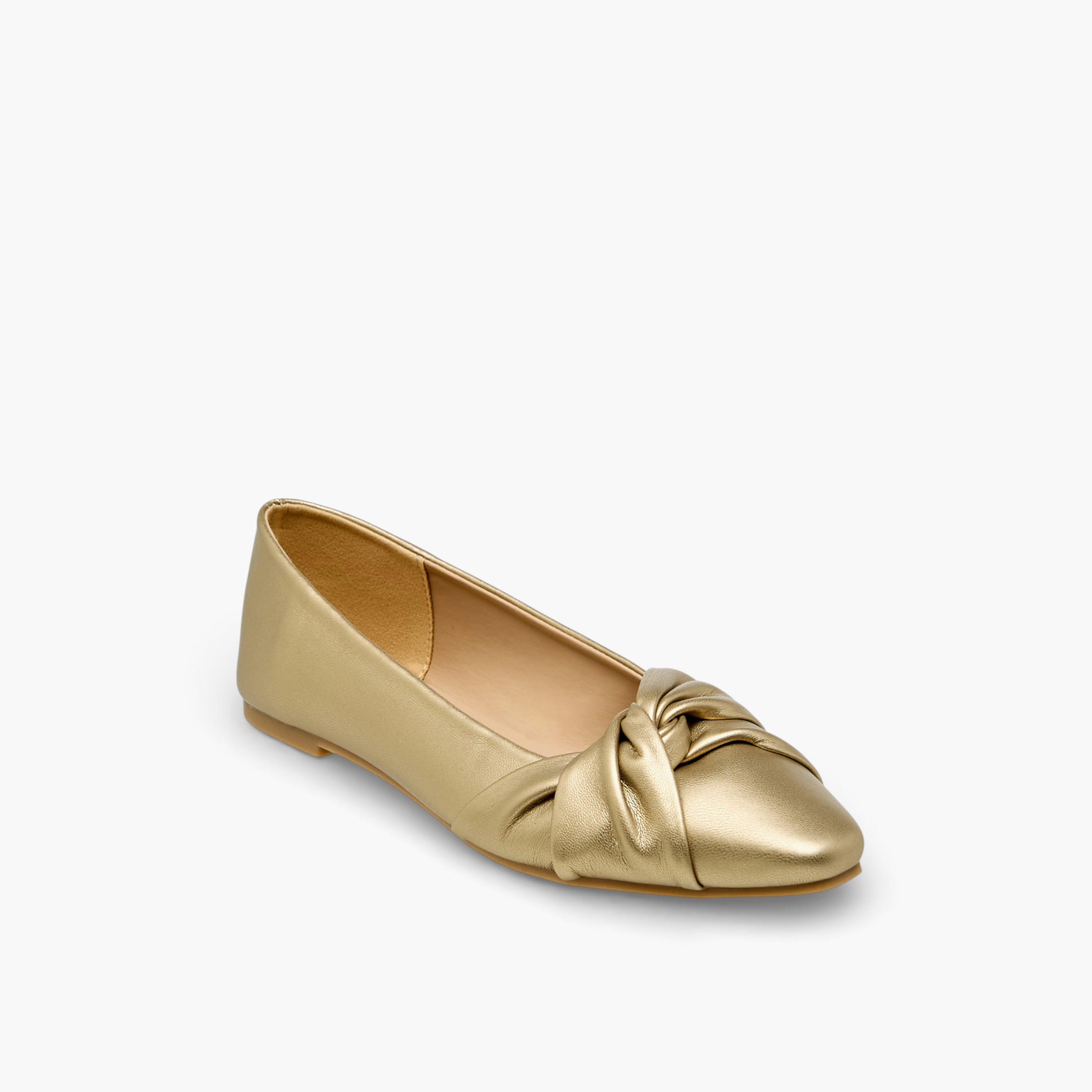 Flora Bella Women Knot Detail Slip-On Ballerina Shoes-women-shoes-ballerinas-image-2