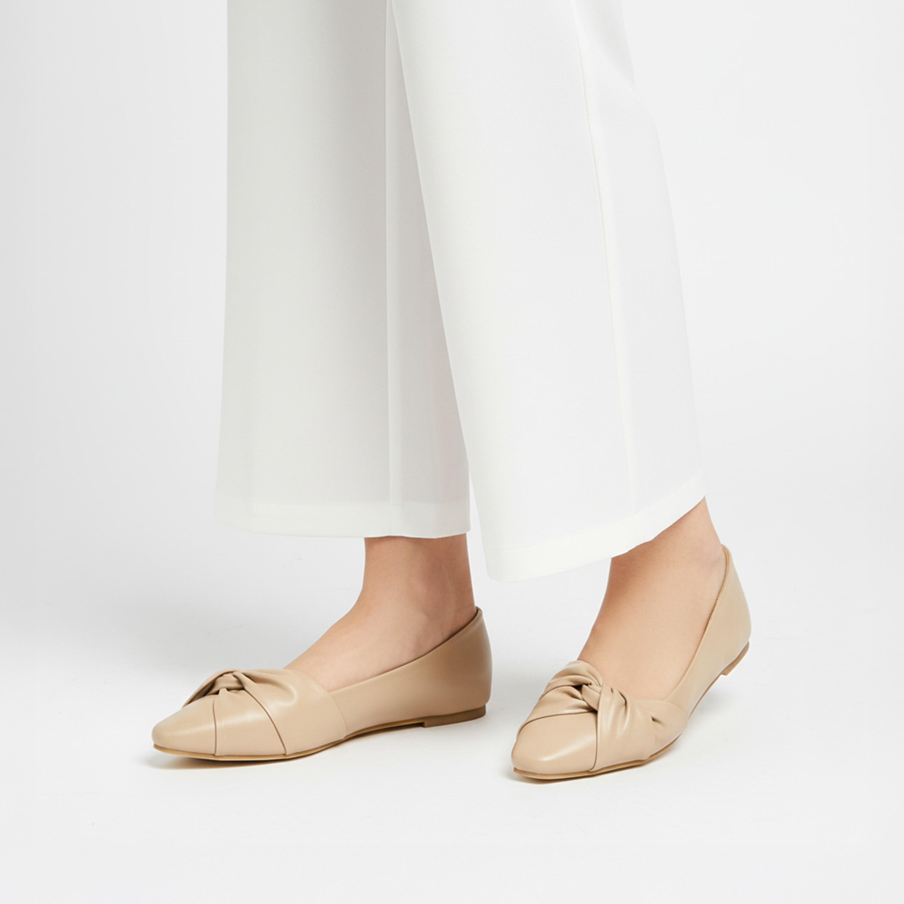 Flora Bella Women Knot Detail Slip-On Ballerina Shoes-women-shoes-ballerinas-image-2