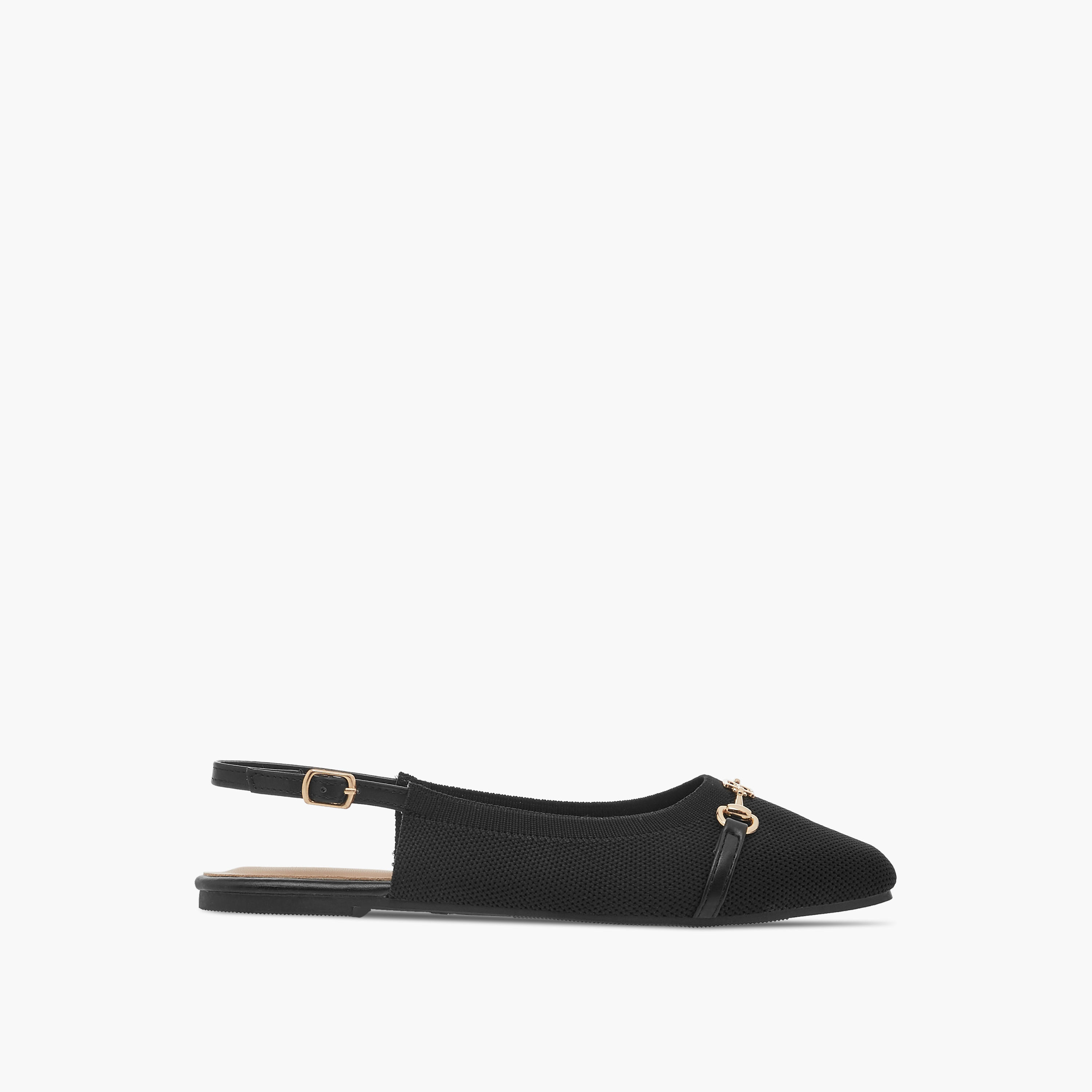 Flora Bella Metal Accent Slingback Sandals with Buckle Closure-women-shoes-flats-ballerinas-image-3
