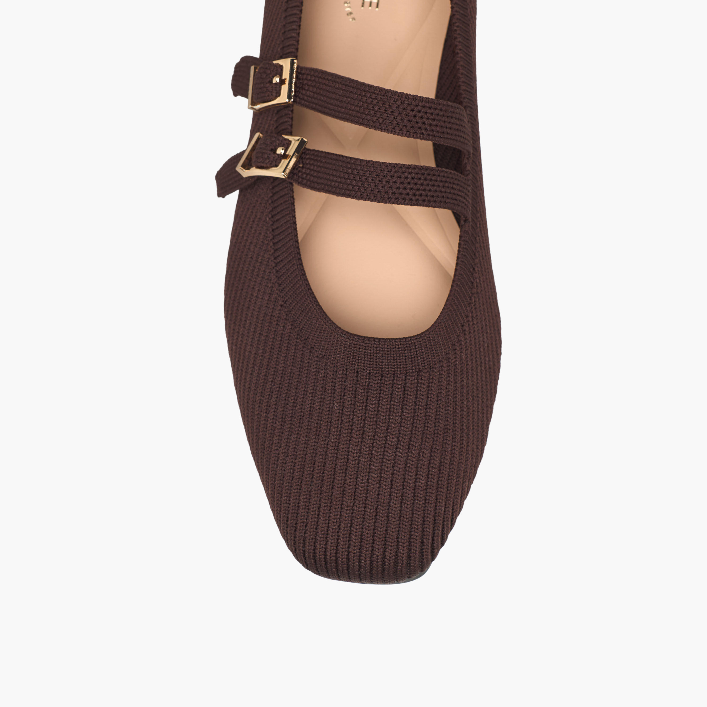 حذاء باليرينا بارز الملمس بإبزيم إغلاق للنساء من سيليست-women-shoes-flats-ballerinas-image-4