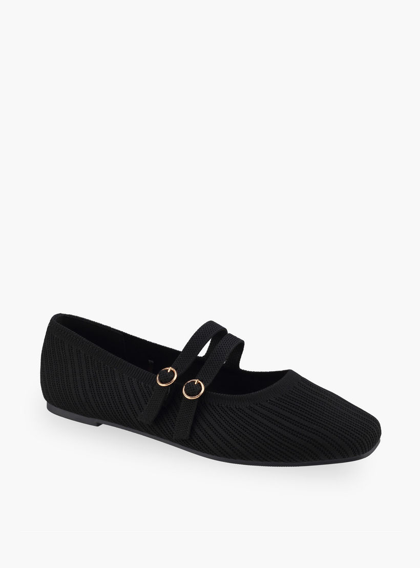 حذاء ماري جين نسائي بمشبك إغلاق من فلورا بيلا-women-shoes-flats-ballerinas-image-2