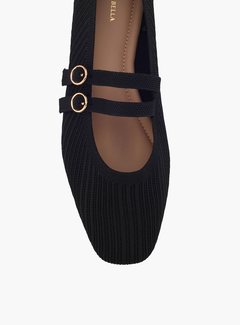 حذاء ماري جين نسائي بمشبك إغلاق من فلورا بيلا-women-shoes-flats-ballerinas-image-4