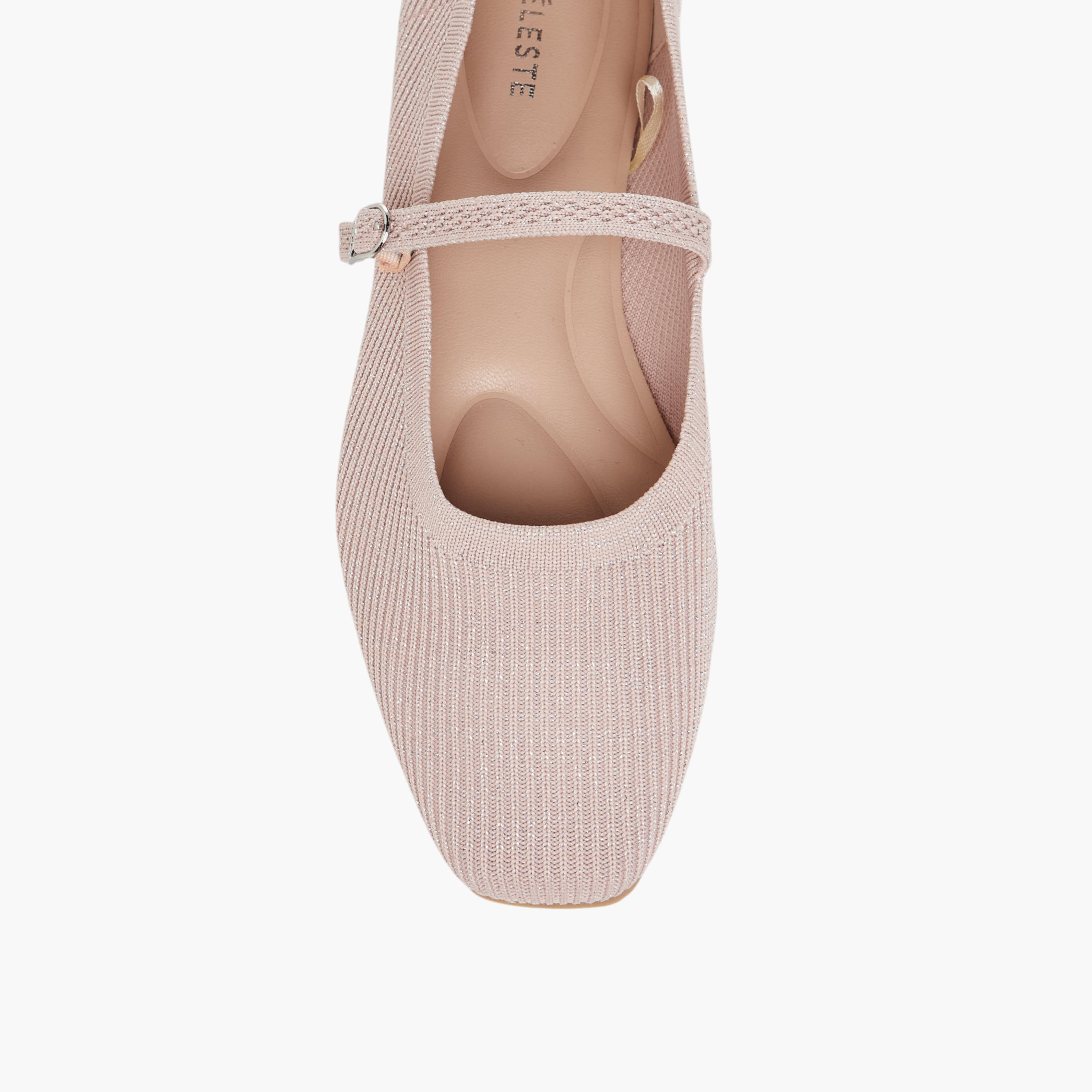 Celeste Women Textured Mary Jane Shoes-women-shoes-ballerinas-image-4