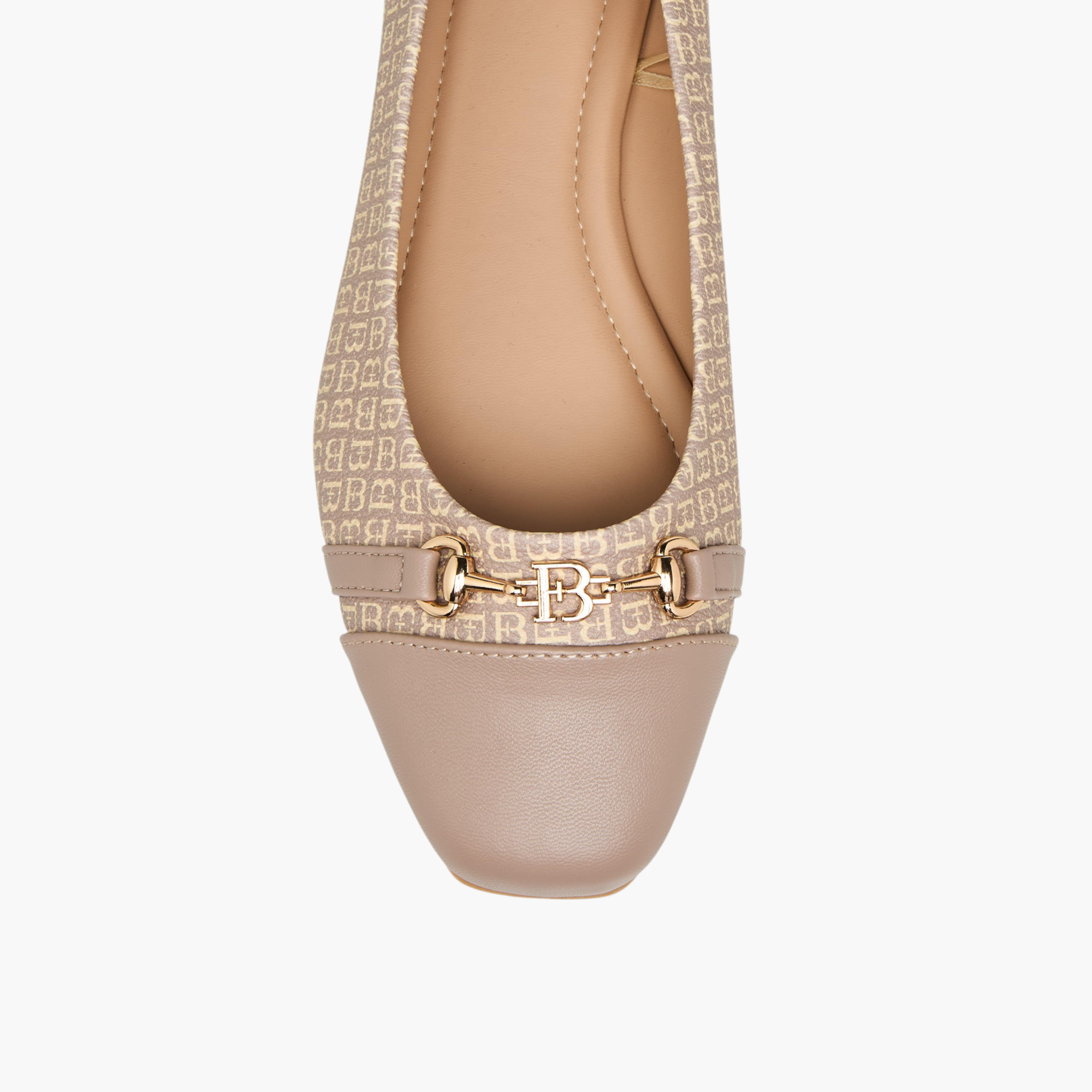 Flora Bella Monogram Print Slip-On Ballerina Shoes-women-shoes-ballerinas-image-4