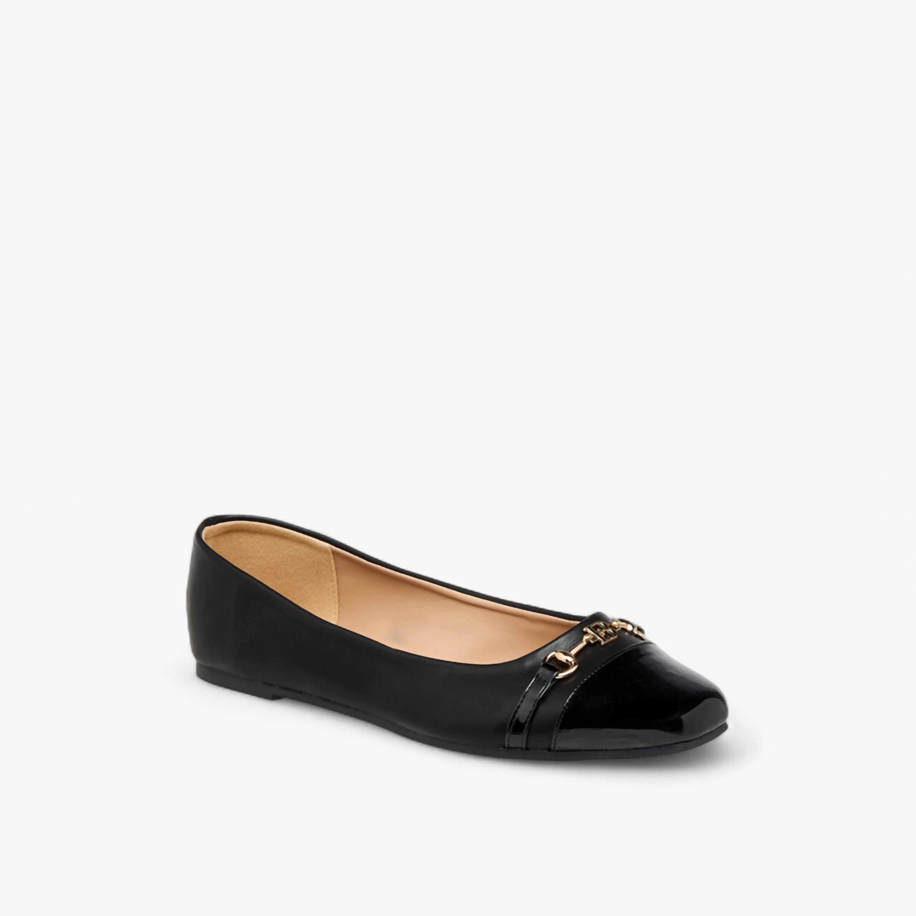 Flora Bella Solid Slip-On Ballerina Shoes-women-shoes-ballerinas-image-2