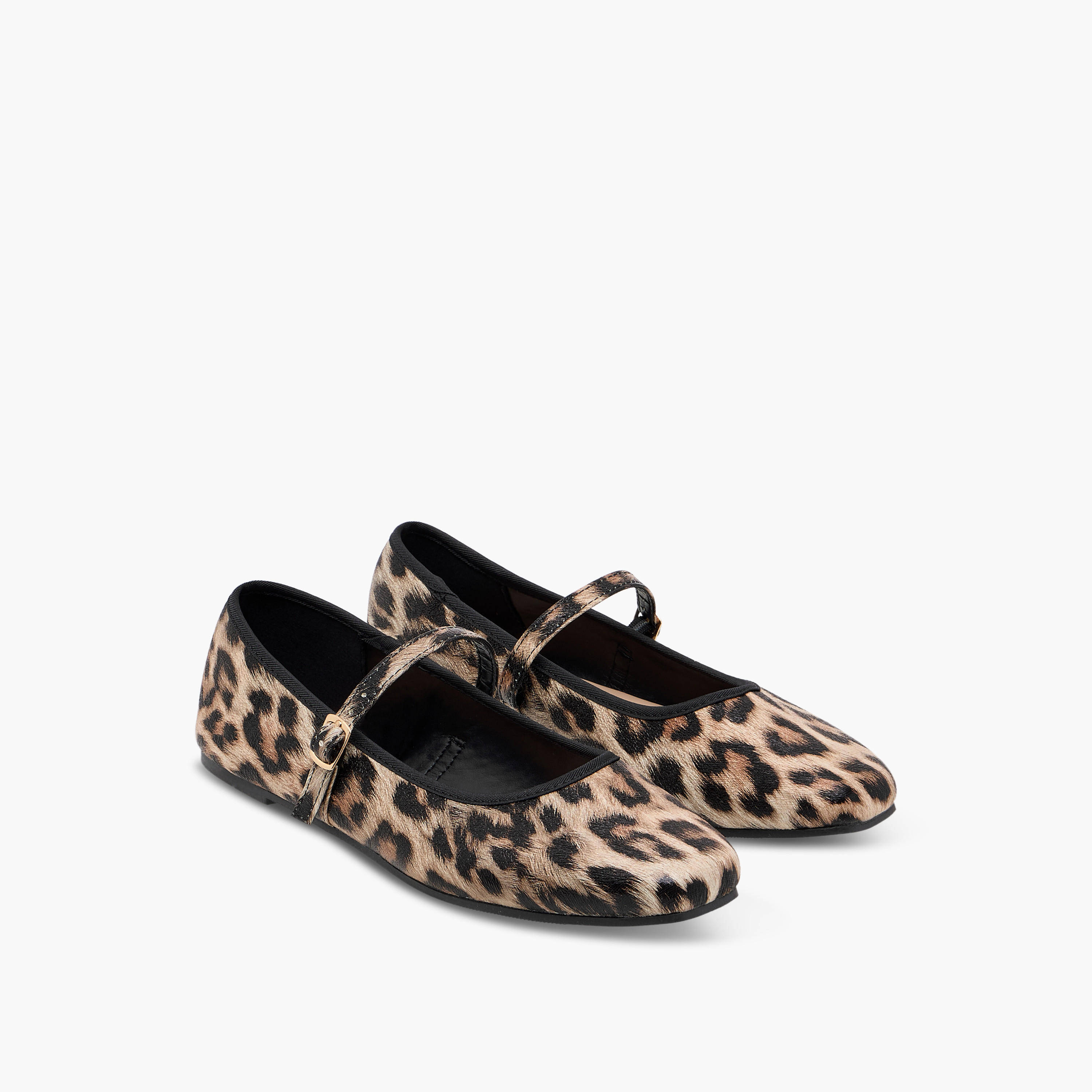 Flora Bella Animal Print Mary Jane with Buckle Closure-women-shoes-ballerinas-image-1
