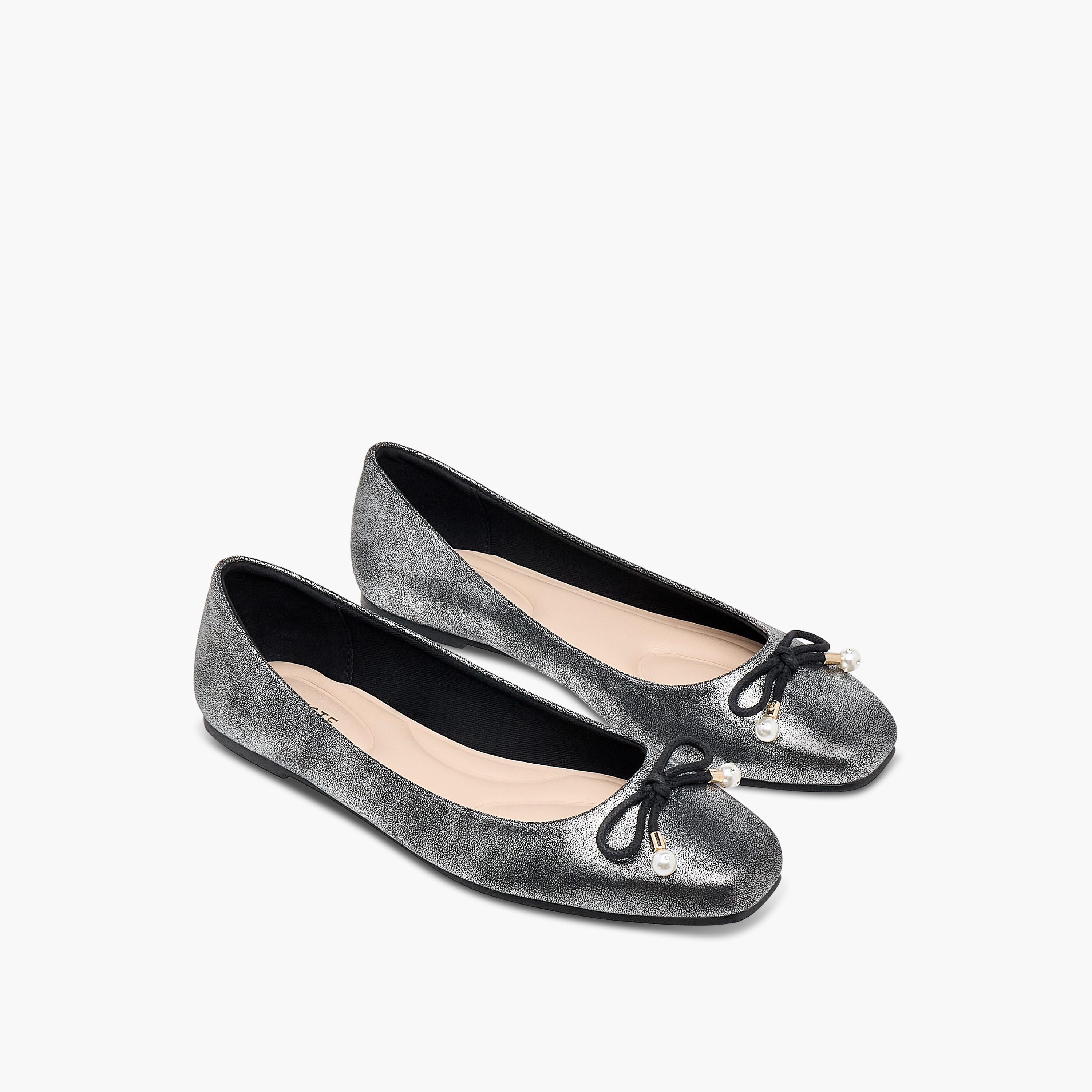 Celeste Women's Bow Accent Slip-On Ballerina Shoes-women-shoes-flats-ballerinas-image-1