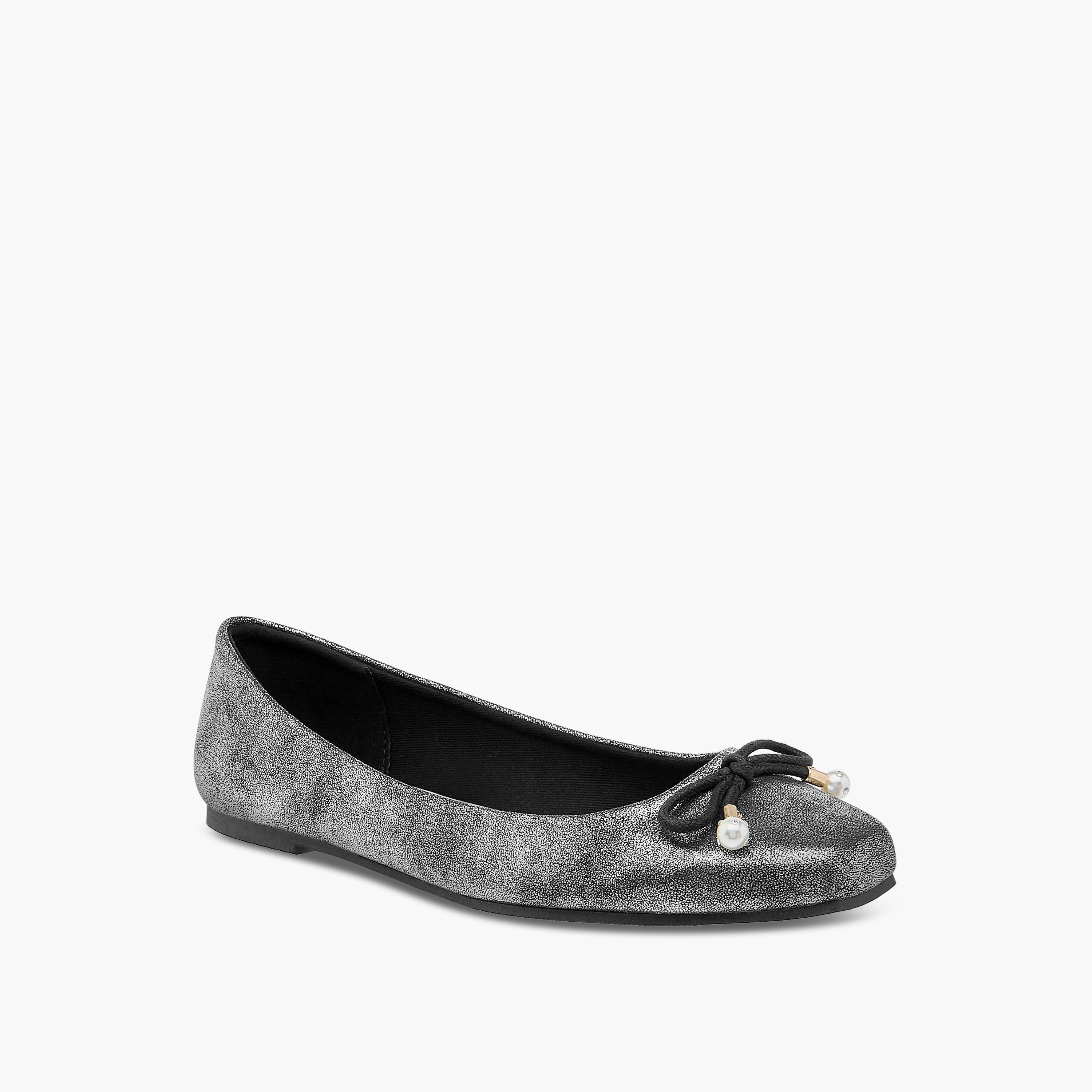 حذاء باليرينا سهل الارتداء بزينة فيونكة للنساء من سيليست-women-shoes-flats-ballerinas-image-2