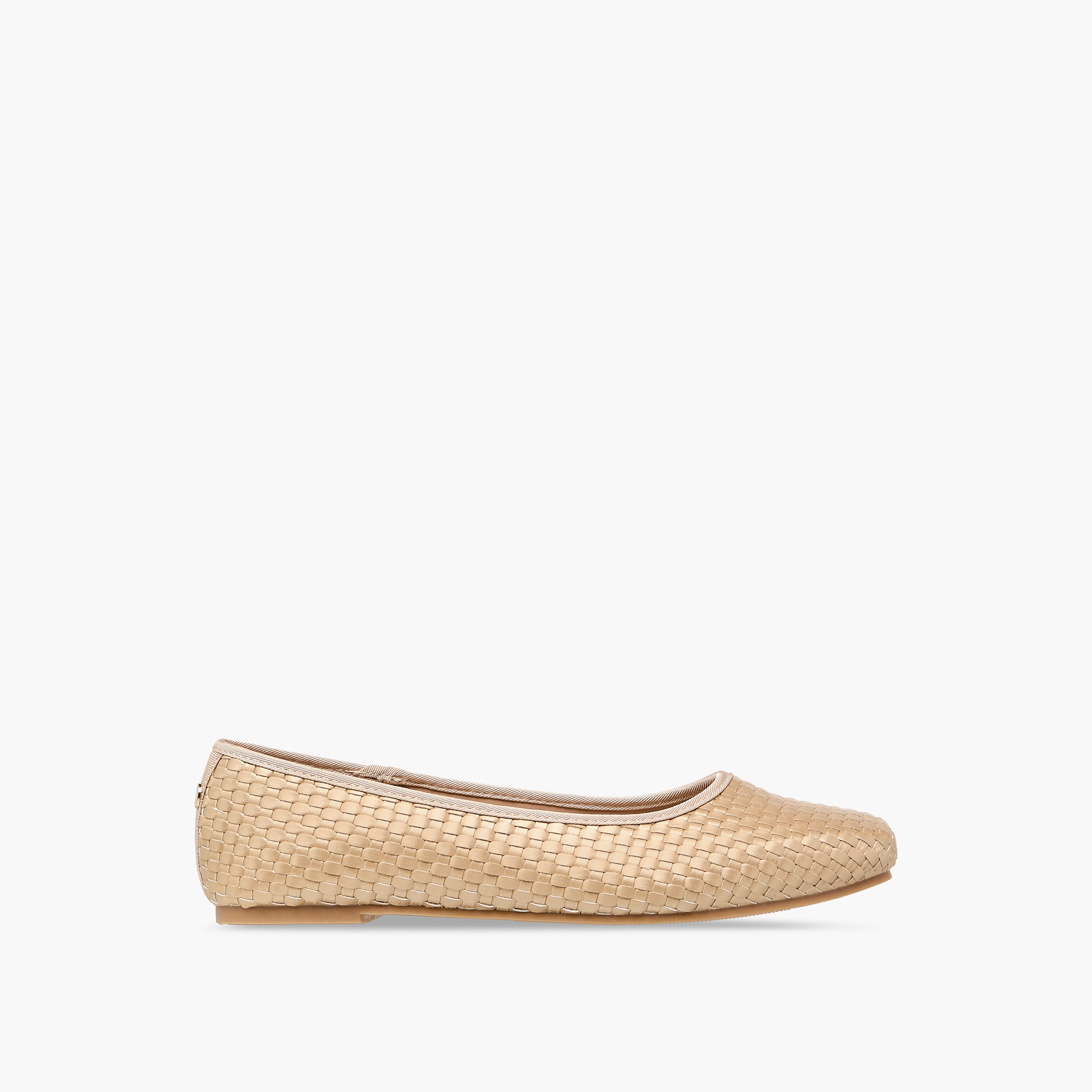 Flora Bella Textured Square Toe Slip-On Ballerina Shoes-women-shoes-ballerinas-image-3