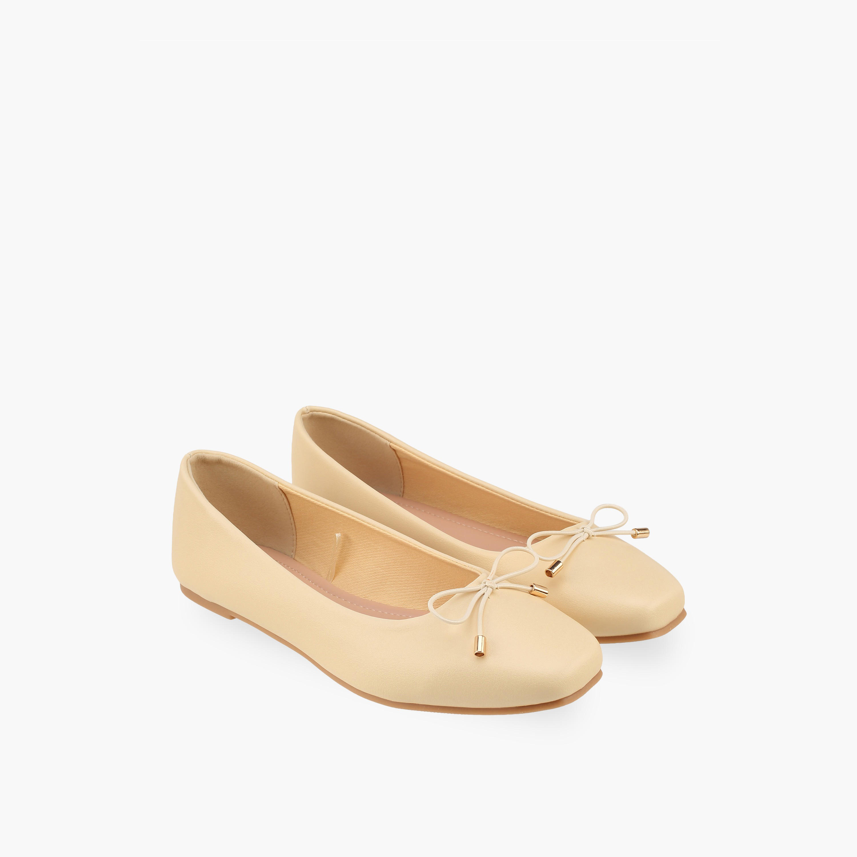 Paprika Women Bow Detail Ballerina Shoes-women-shoes-ballerinas-image-1