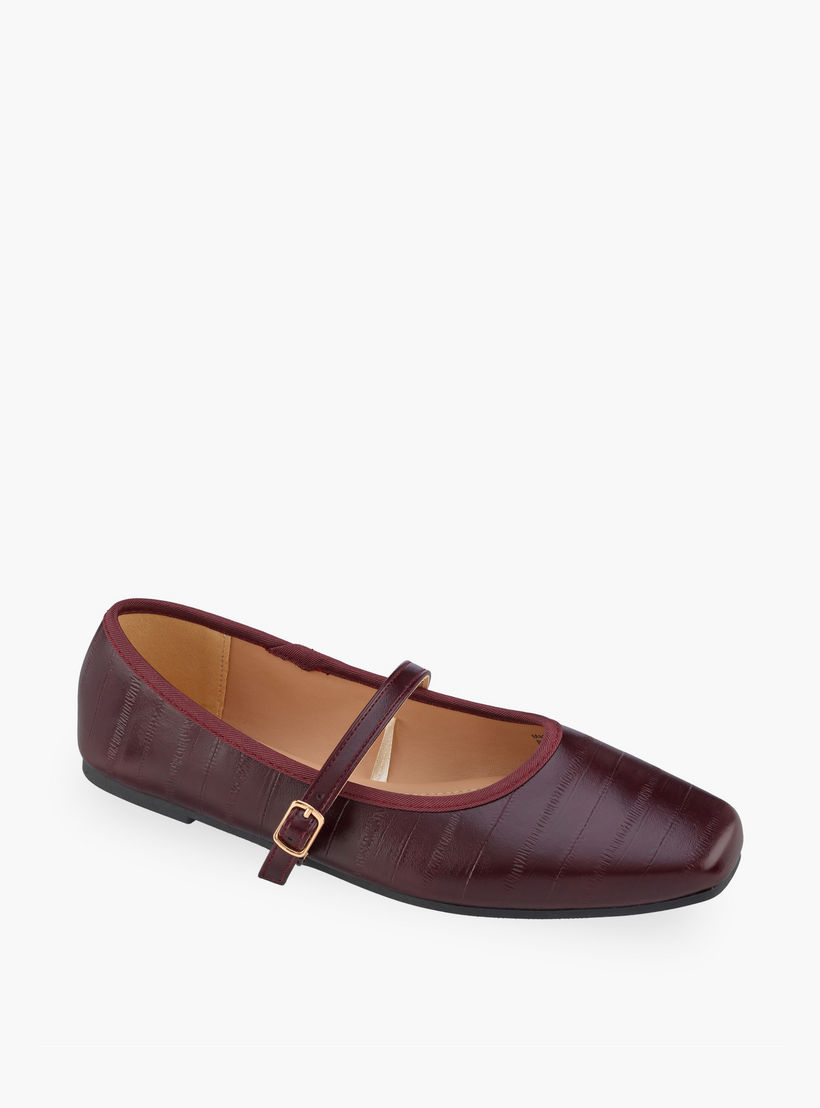 حذاء ماري جين بإبزيم إغلاق للنساء من فلورا بيلا-women-shoes-ballerinas-image-2