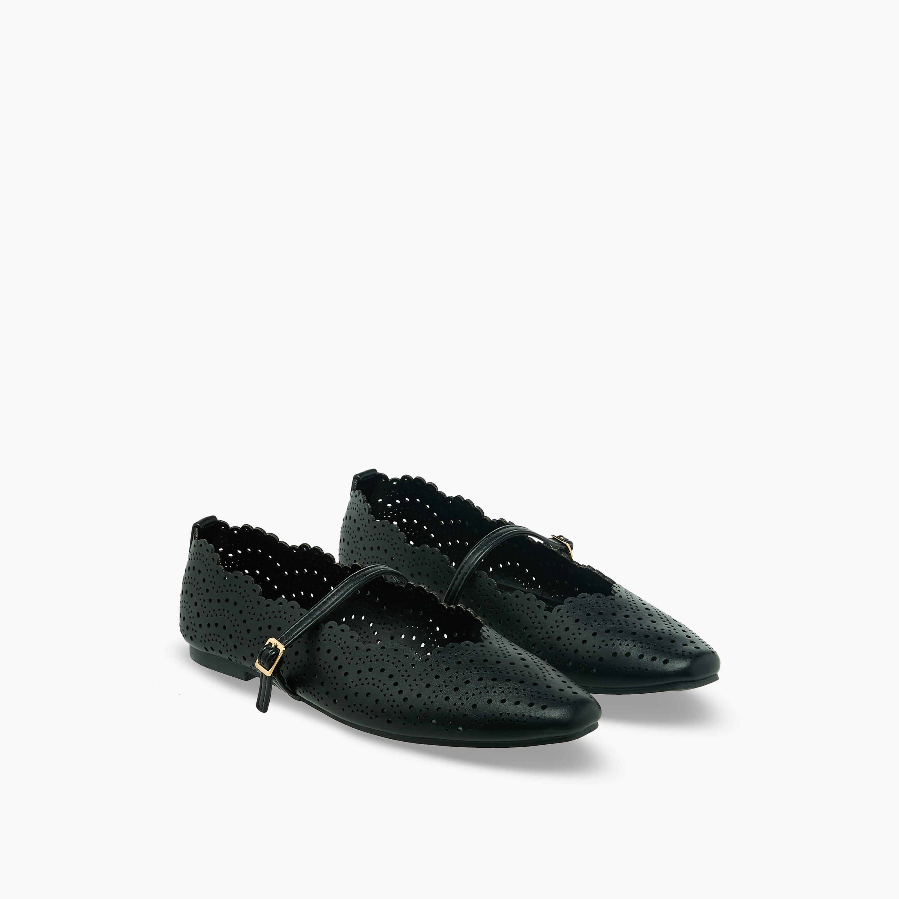 Flora Bella Women Laser Cut Ballerina Shoes-women-shoes-flats-ballerinas-image-1