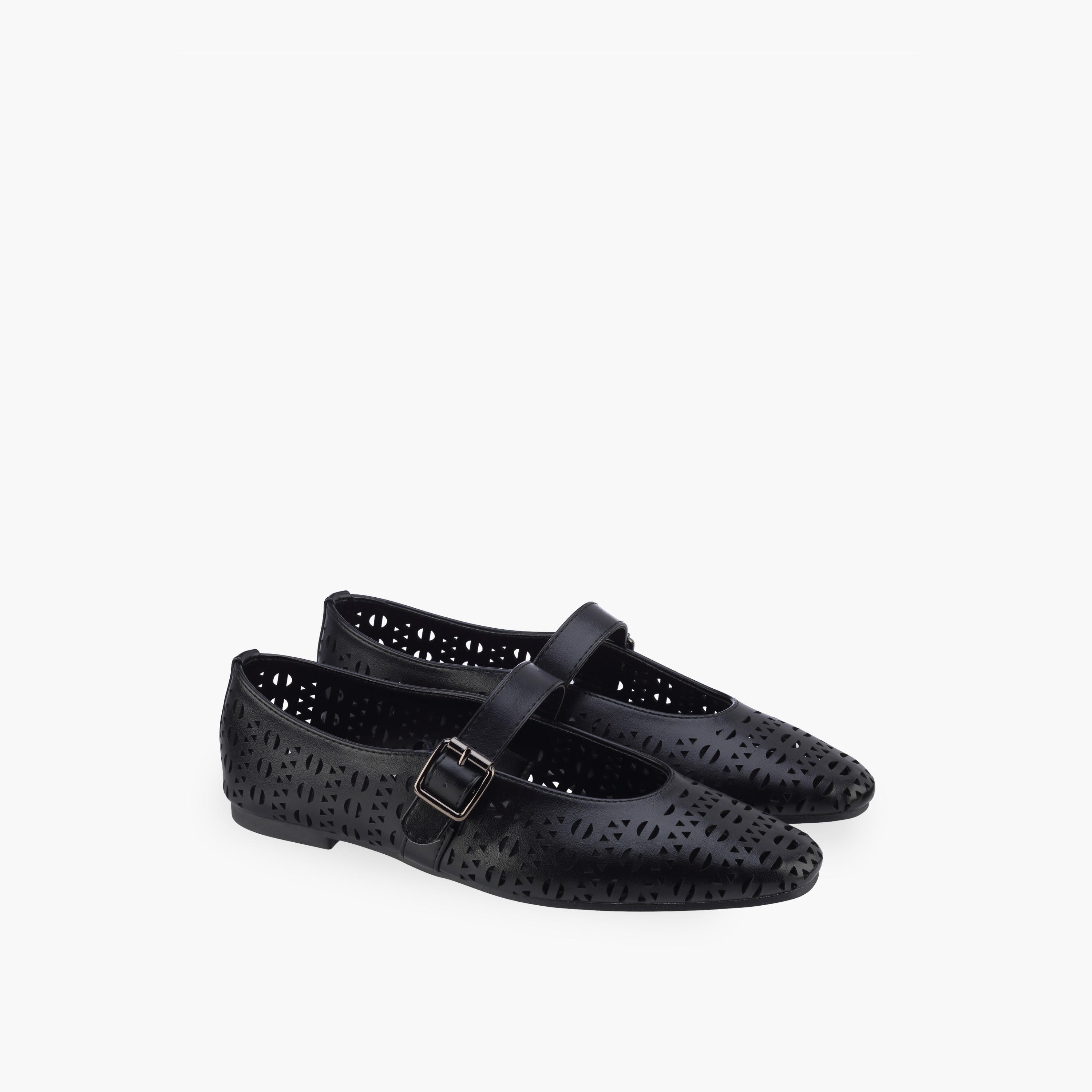 حذاء ماري جين بإبزيم إغلاق للنساء من فلورا بيلا-women-shoes-flats-ballerinas-image-1