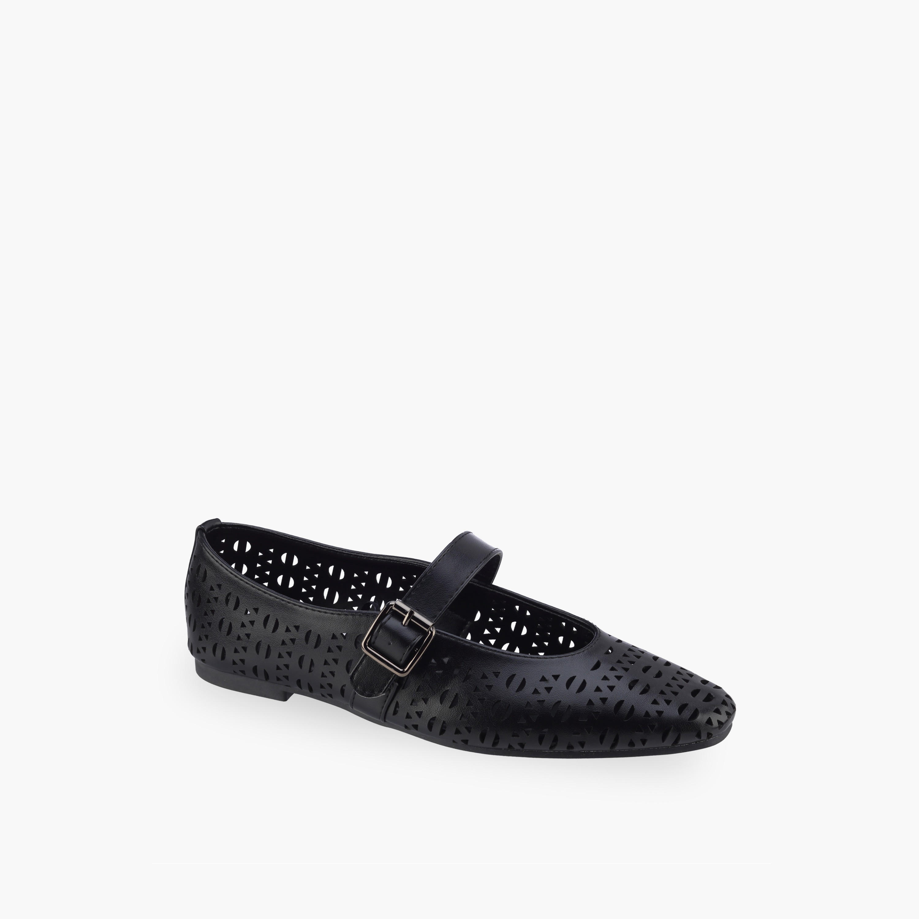 حذاء ماري جين بإبزيم إغلاق للنساء من فلورا بيلا-women-shoes-flats-ballerinas-image-2