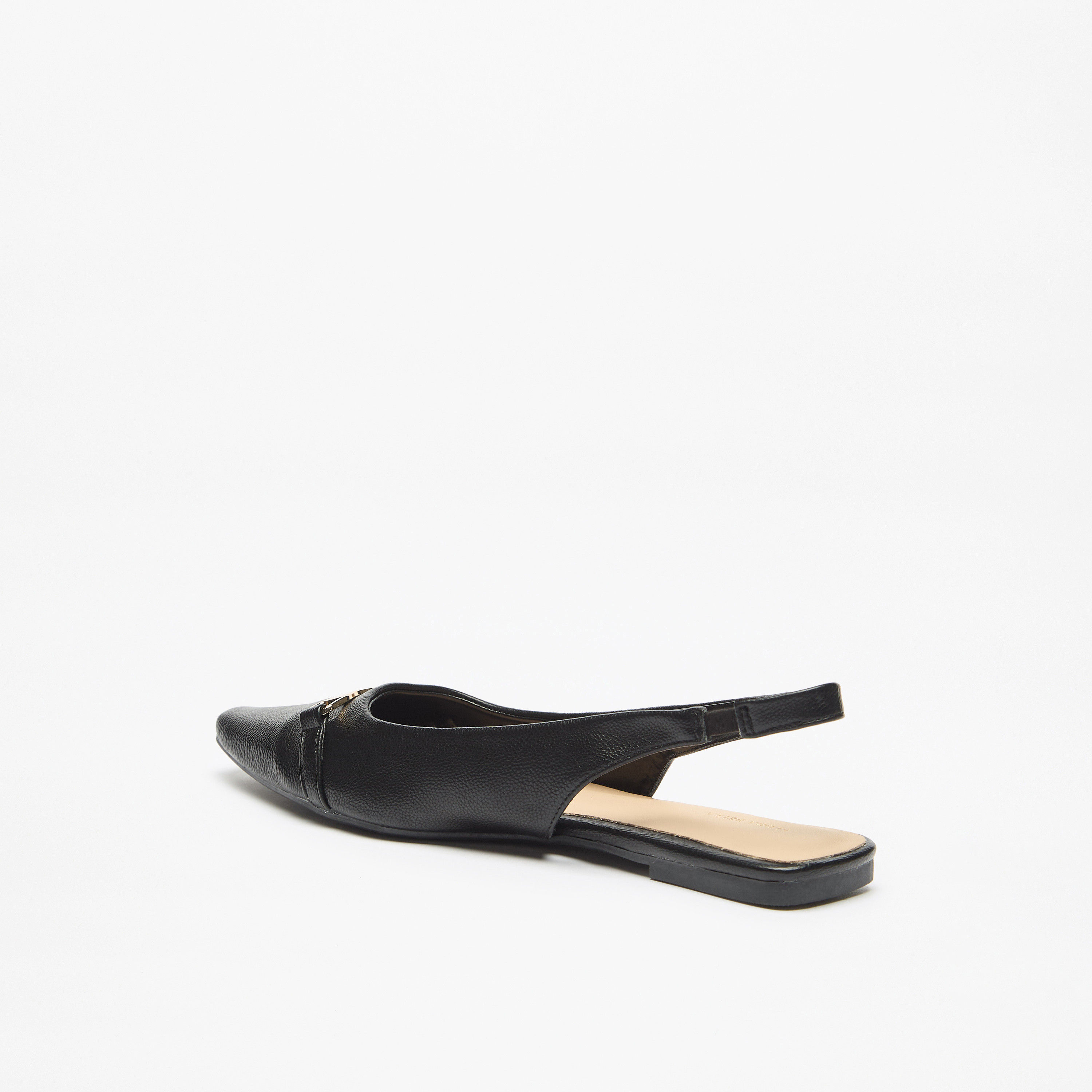 صندل مسطّح بارز الملمس سهل الارتداء بحزام خلفي من فلورا بيلا-women-shoes-flats-sandals-image-2
