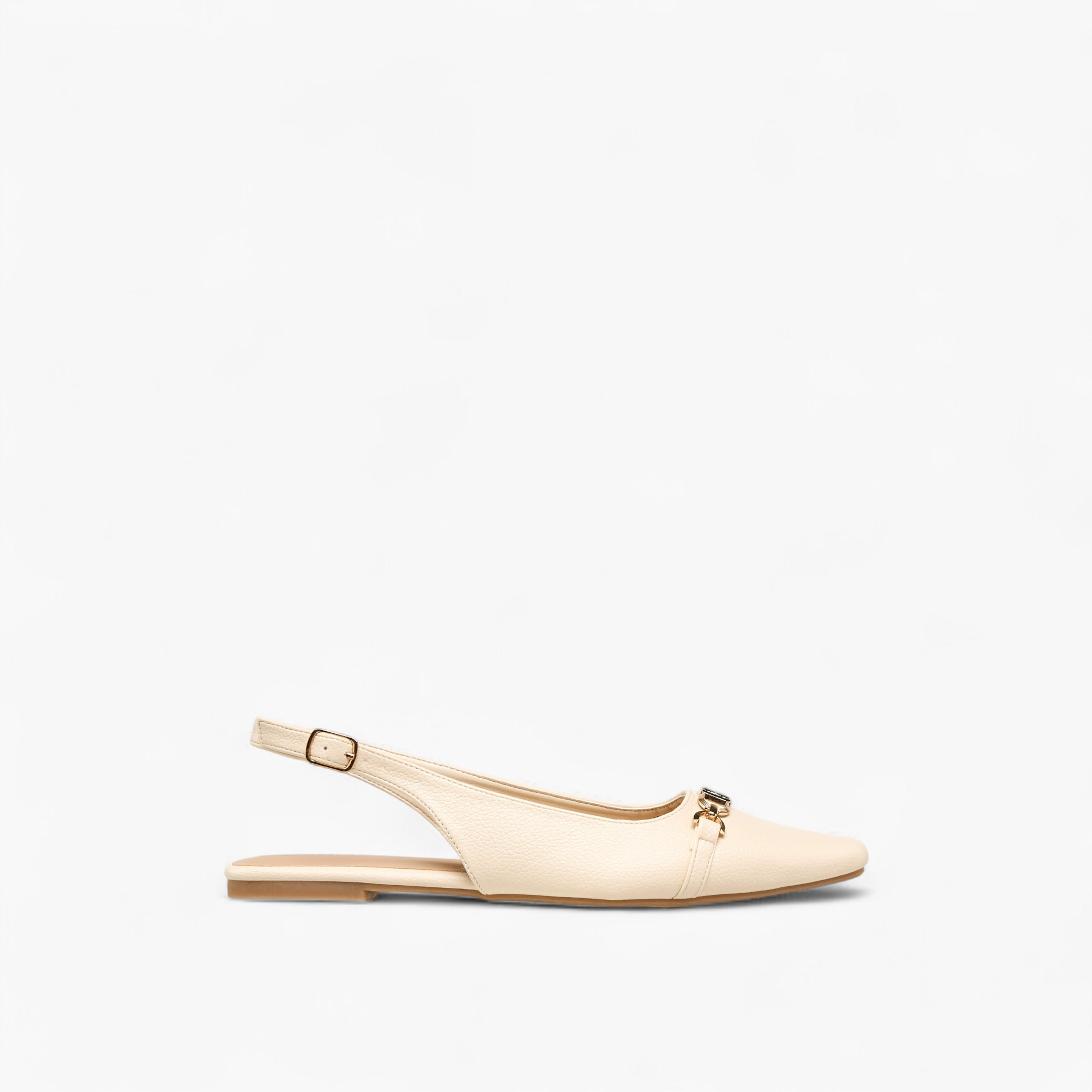 Flora Bella Metallic Accent Shoes with Buckle Strap-women-shoes-flats-ballerinas-image-3