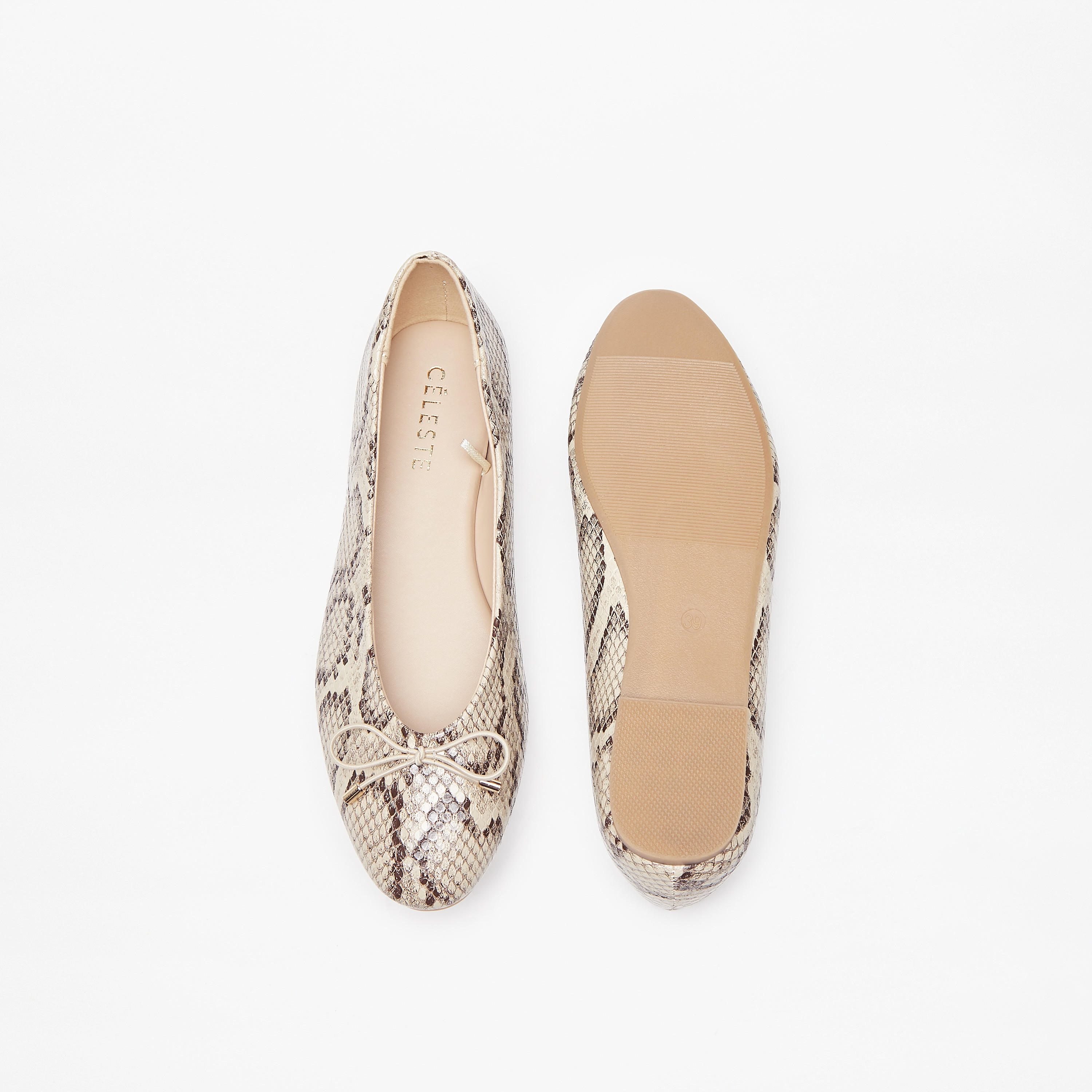 حذاء باليرينا سهل الارتداء بارز الملمس للنساء من سيليست-women-shoes-ballerinas-image-11