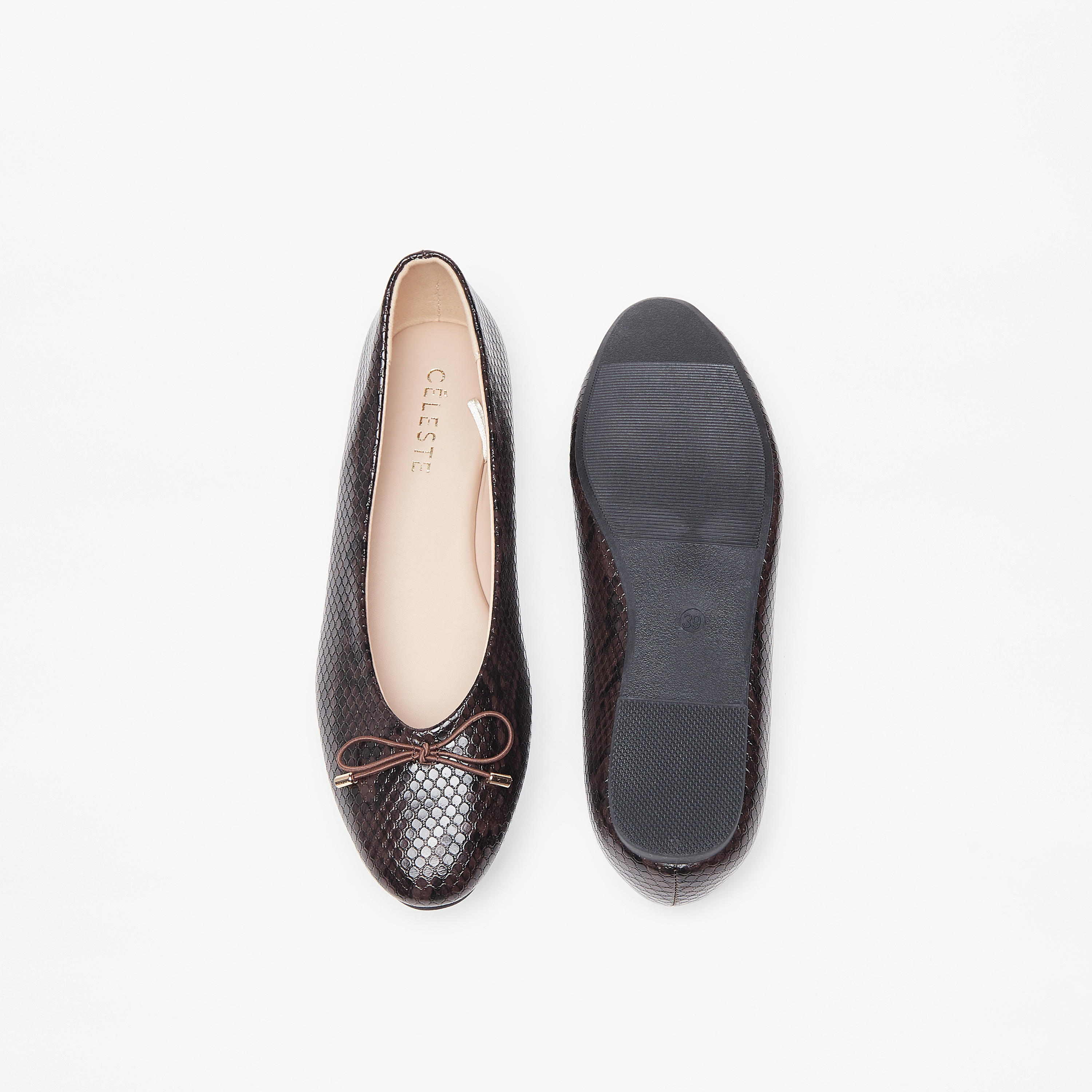 حذاء باليرينا سهل الارتداء بارز الملمس للنساء من سيليست-women-shoes-ballerinas-image-5