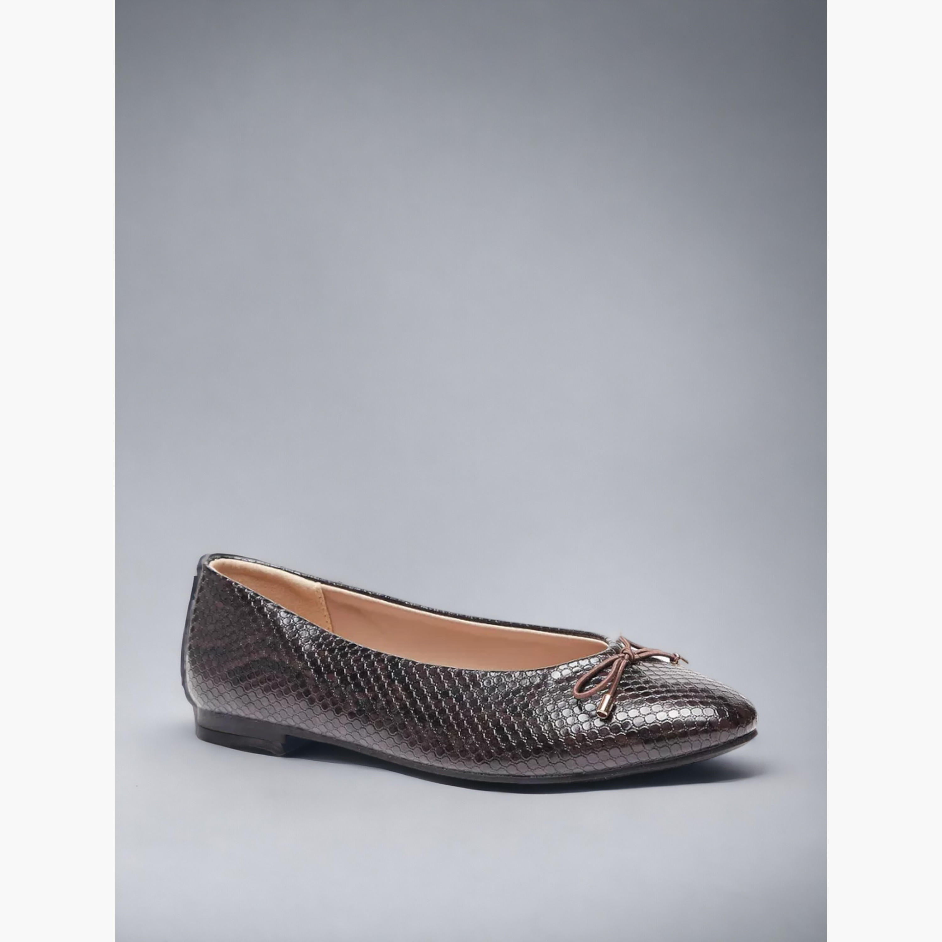 حذاء باليرينا سهل الارتداء بارز الملمس للنساء من سيليست-women-shoes-ballerinas-image-1