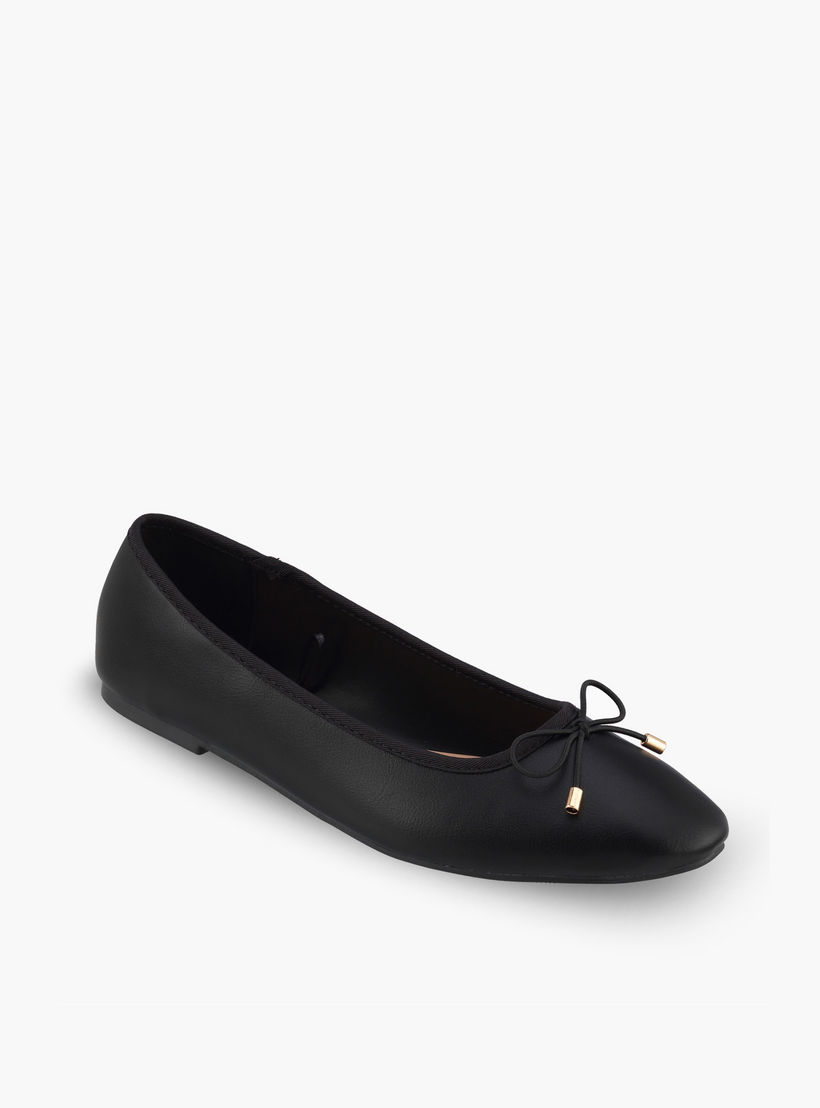 Paprika Women Bow Accent Ballerina Shoes-women-shoes-ballerinas-image-2