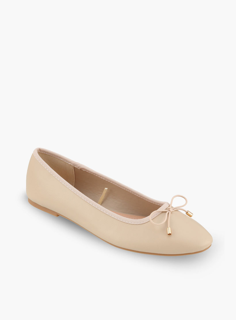 حذاء باليرينا نسائي مع تفاصيل فيونكة من بابريكا-women-shoes-ballerinas-image-2