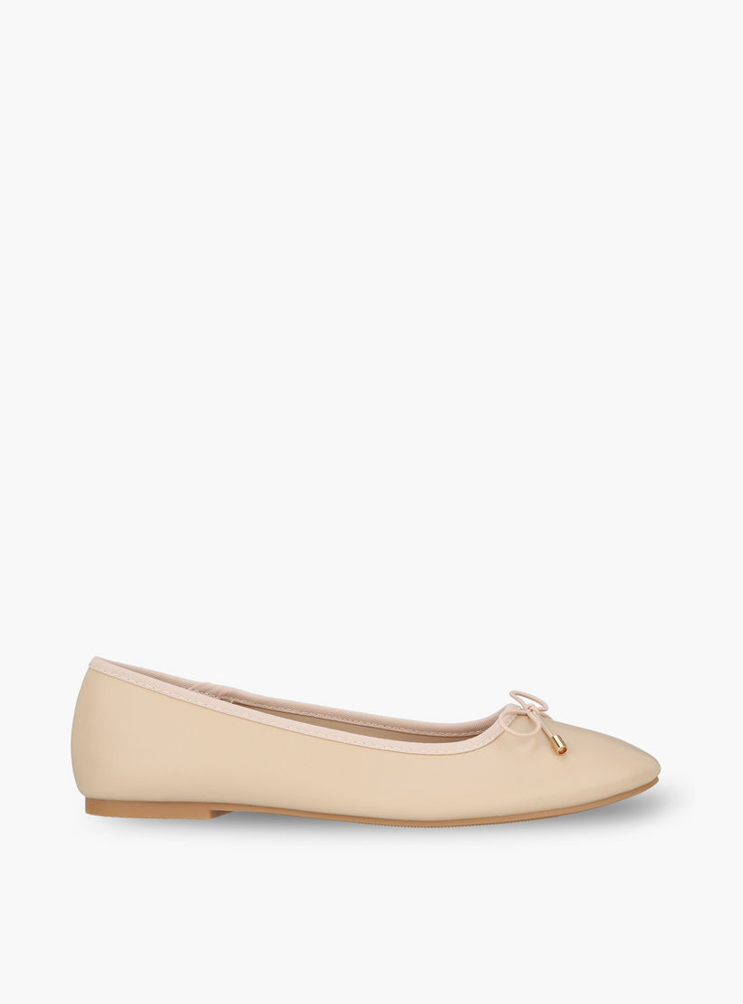 حذاء باليرينا نسائي مع تفاصيل فيونكة من بابريكا-women-shoes-ballerinas-image-3