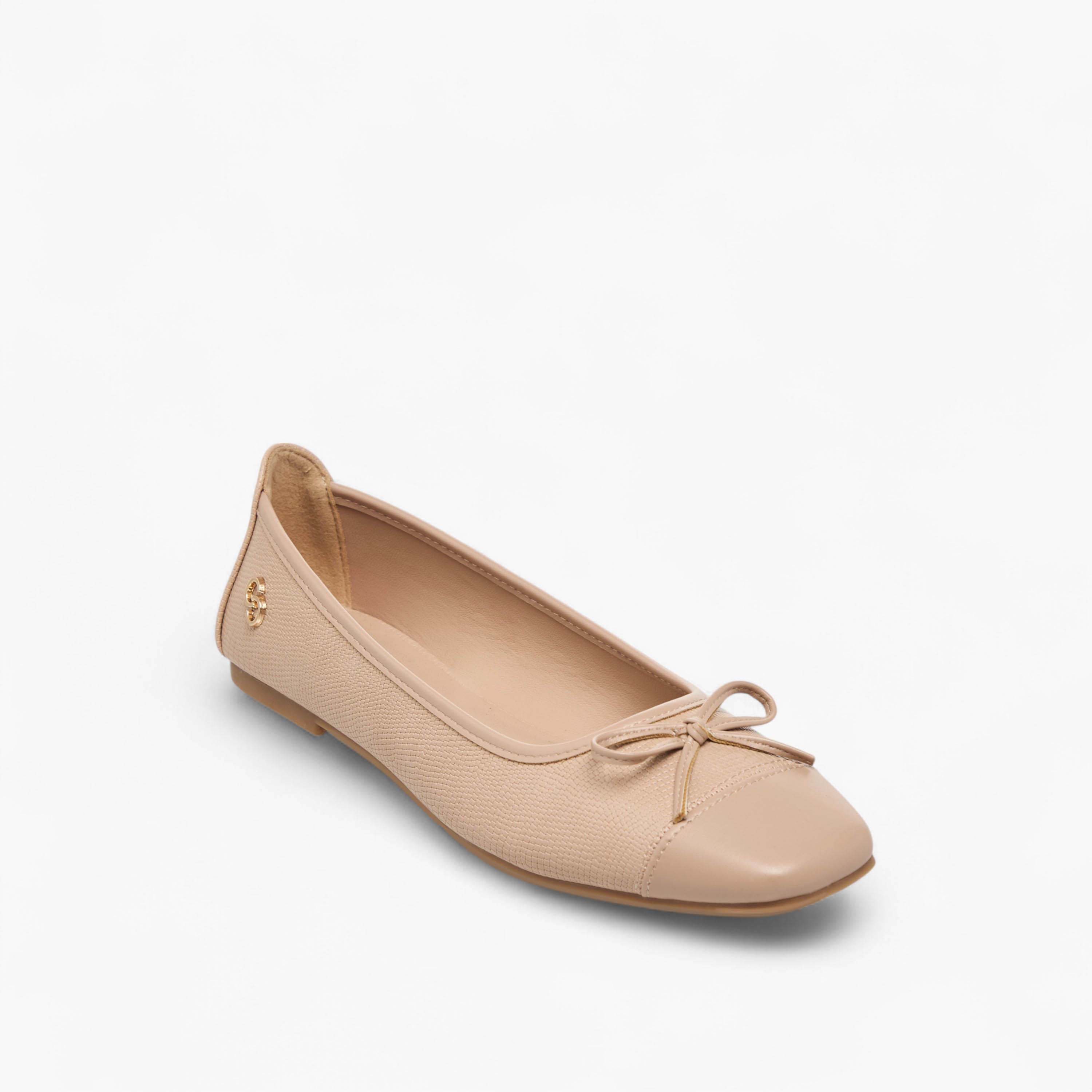Celeste Women's Bow Detail Ballerina Shoes-women-shoes-ballerinas-image-2