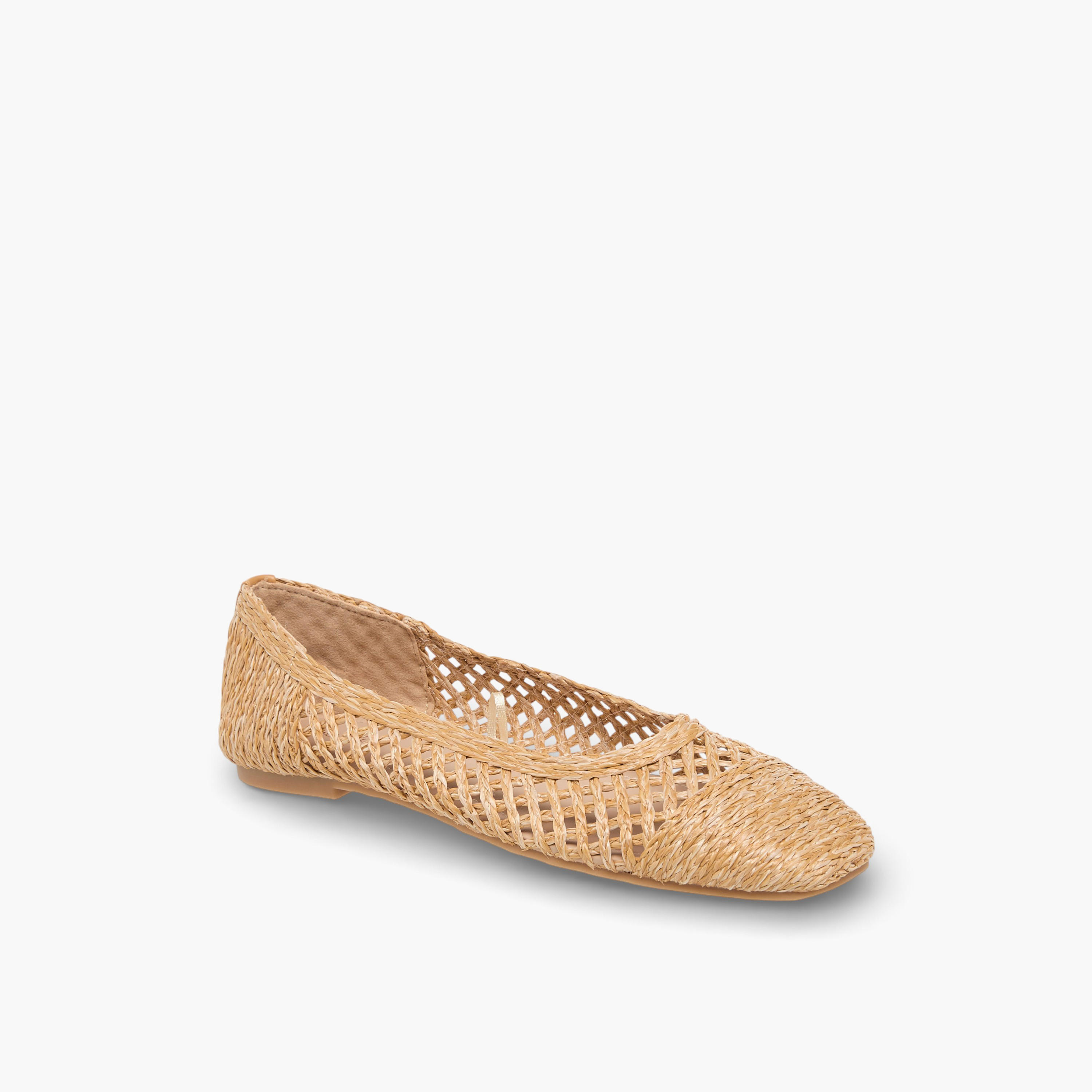 حذاء باليرينا بارز الملمس للنساء من فلورا بيلا-women-shoes-flats-ballerinas-image-7