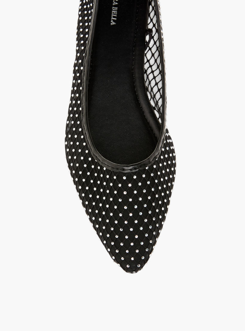 Flora Bella Stud Embellished Slip-On Ballerina Shoes-women-shoes-flats-ballerinas-image-4