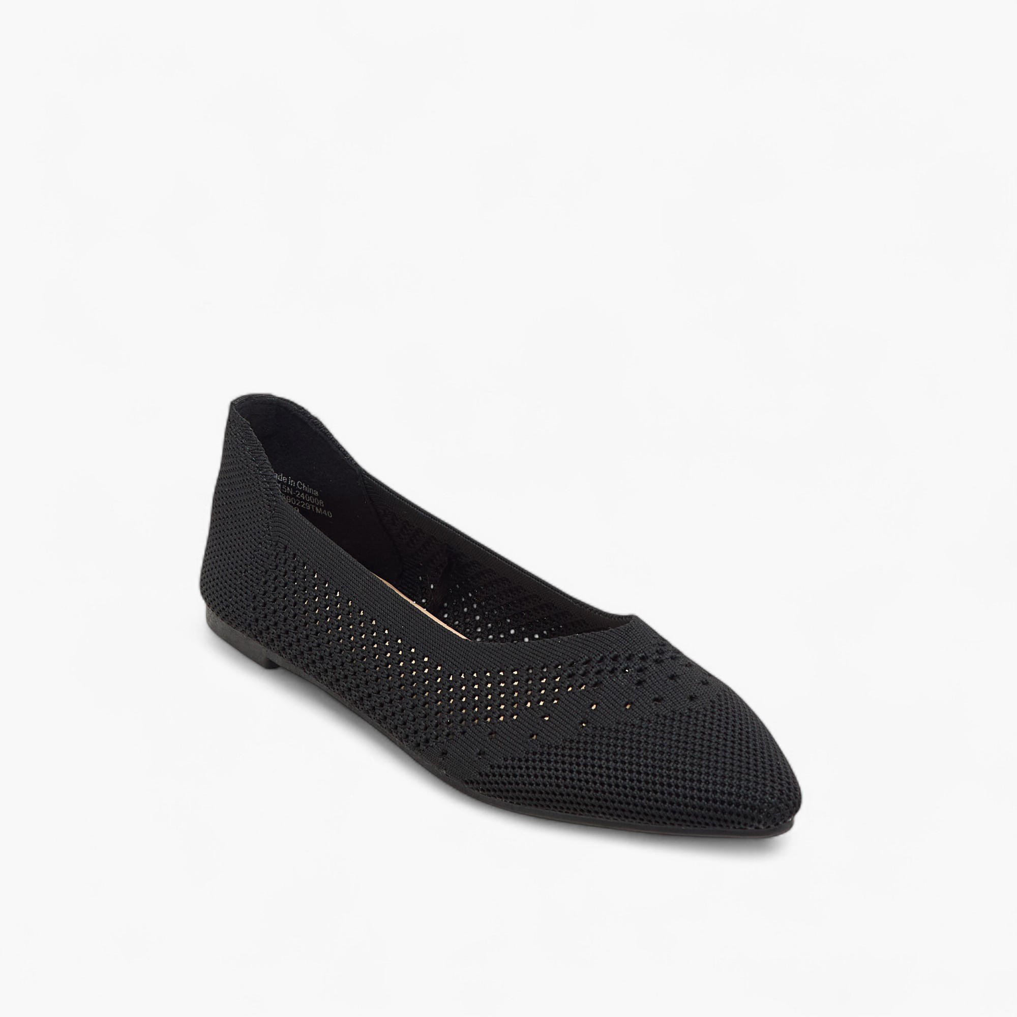 حذاء باليرينا سهل الارتداء بتفاصيل مفرغة من فلورا بيلا-women-shoes-flats-ballerinas-image-2
