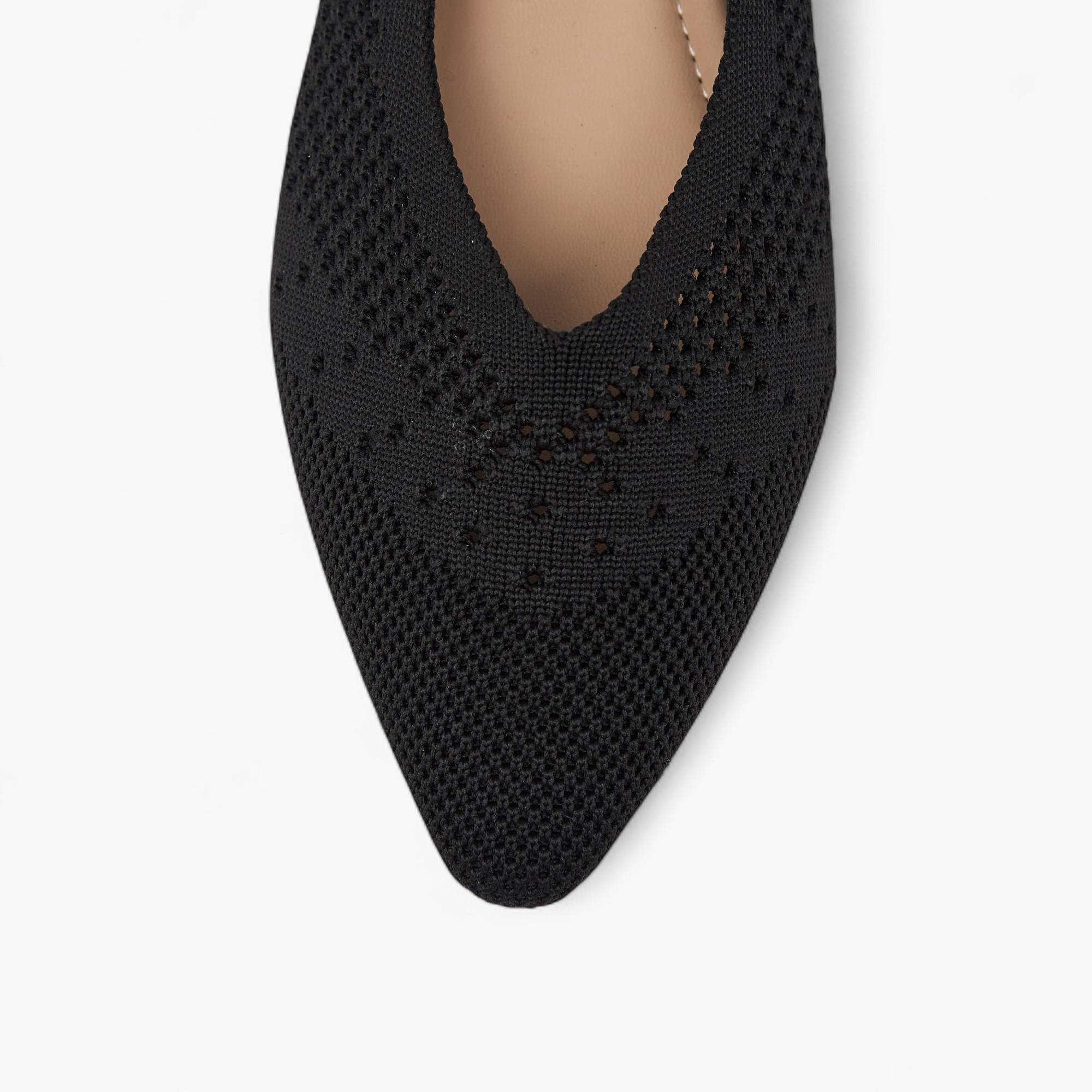 حذاء باليرينا سهل الارتداء بتفاصيل مفرغة من فلورا بيلا-women-shoes-flats-ballerinas-image-4