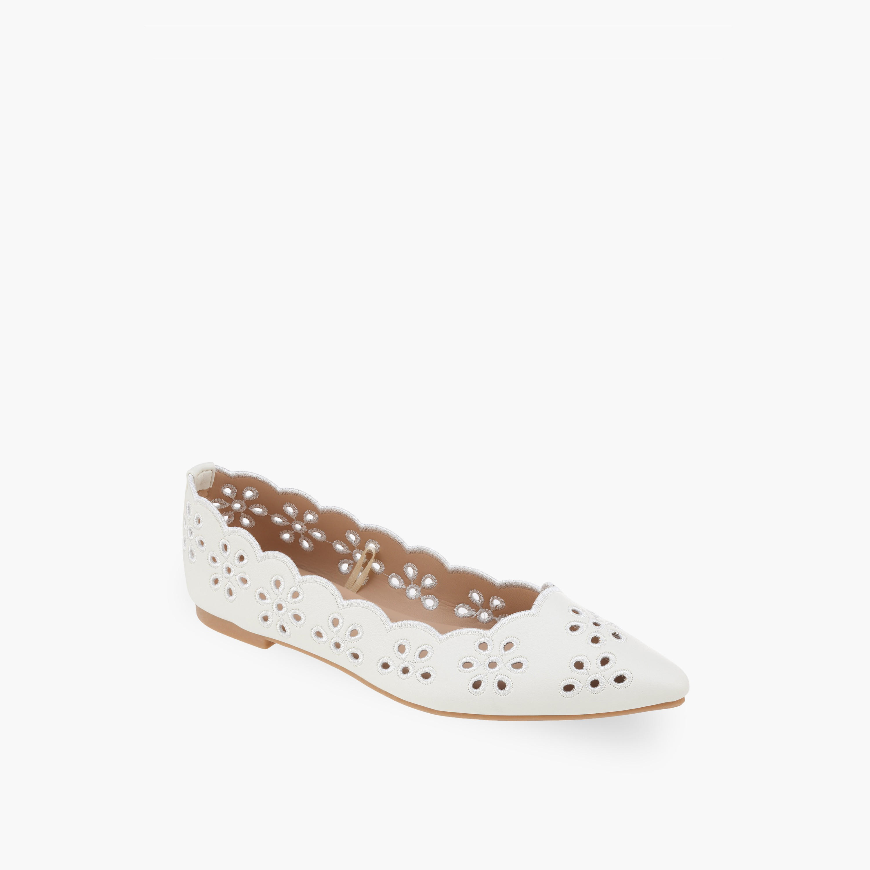 Flora Bella Women Scalloped Laser Cut Ballerina Shoes-women-shoes-ballerinas-image-2