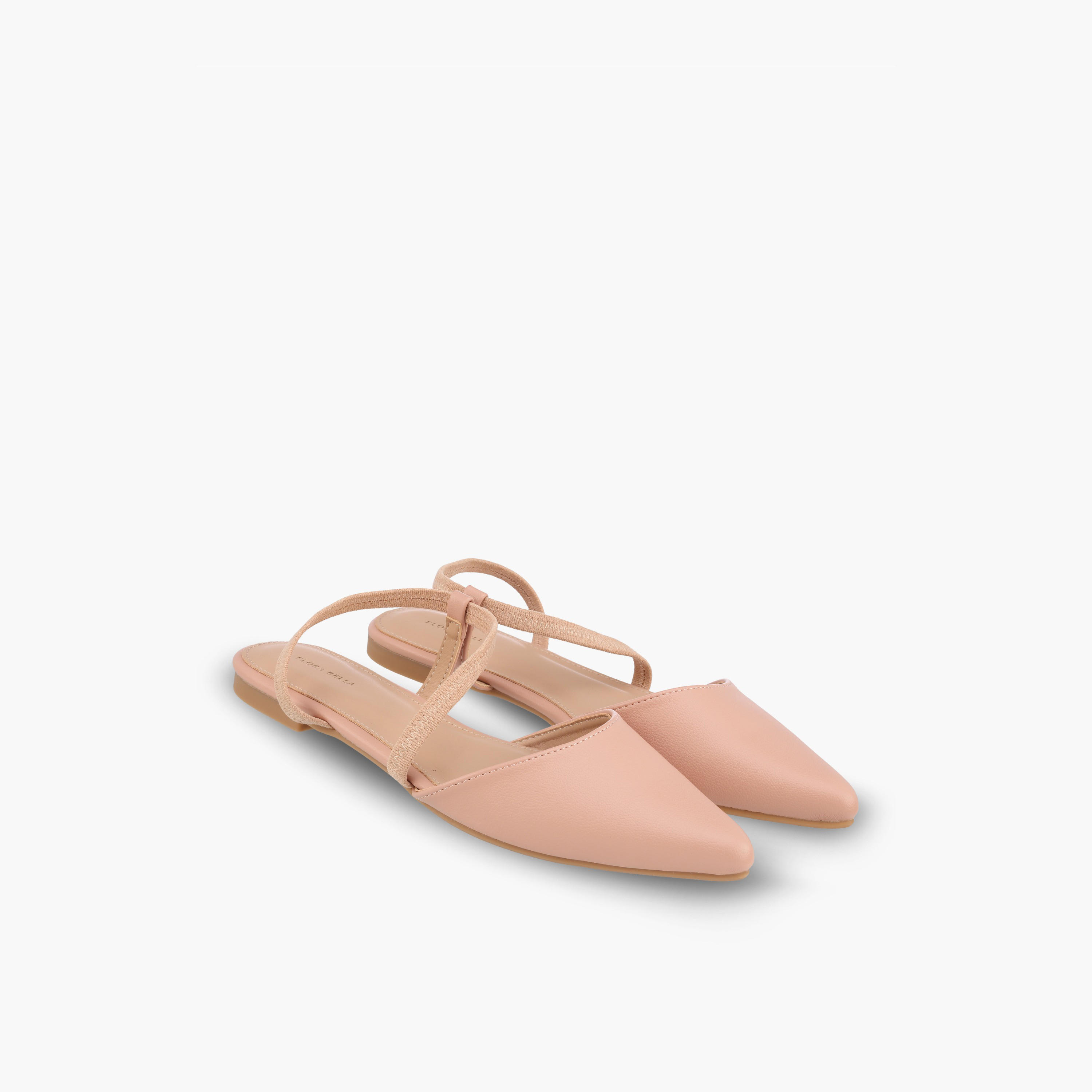 حذاء ميول سادة بمقدمة مدببة من فلورا بيلا-women-shoes-flats-mules-image-1