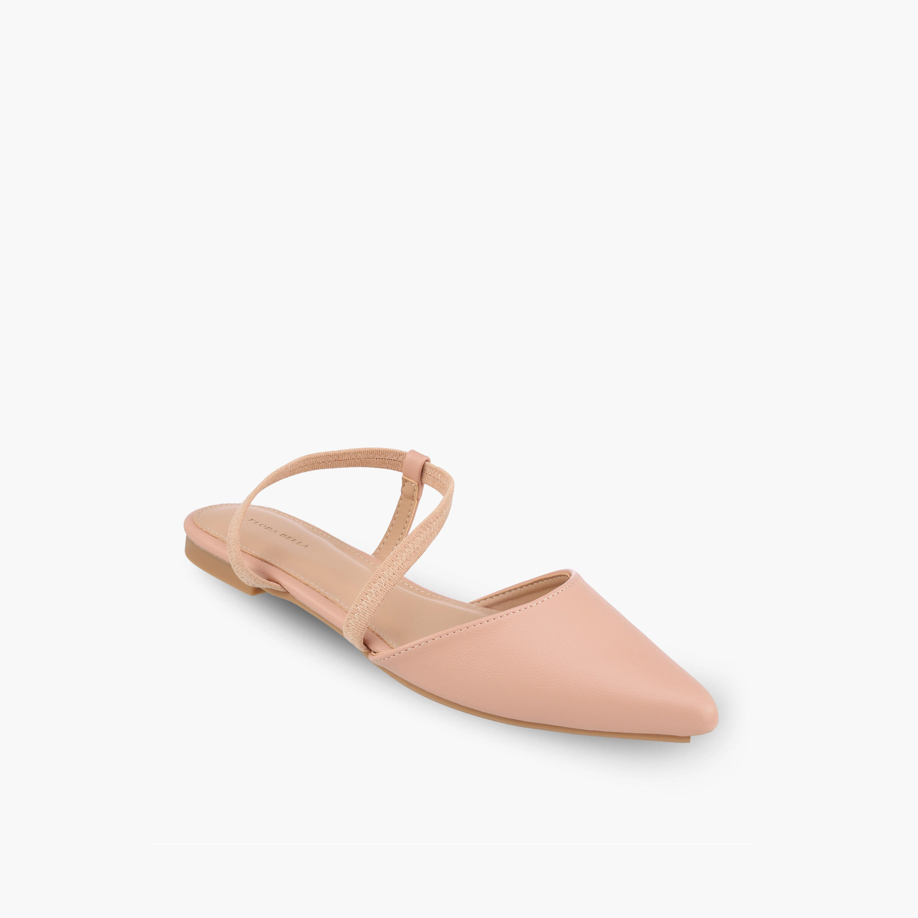حذاء ميول سادة بمقدمة مدببة من فلورا بيلا-women-shoes-flats-mules-image-2