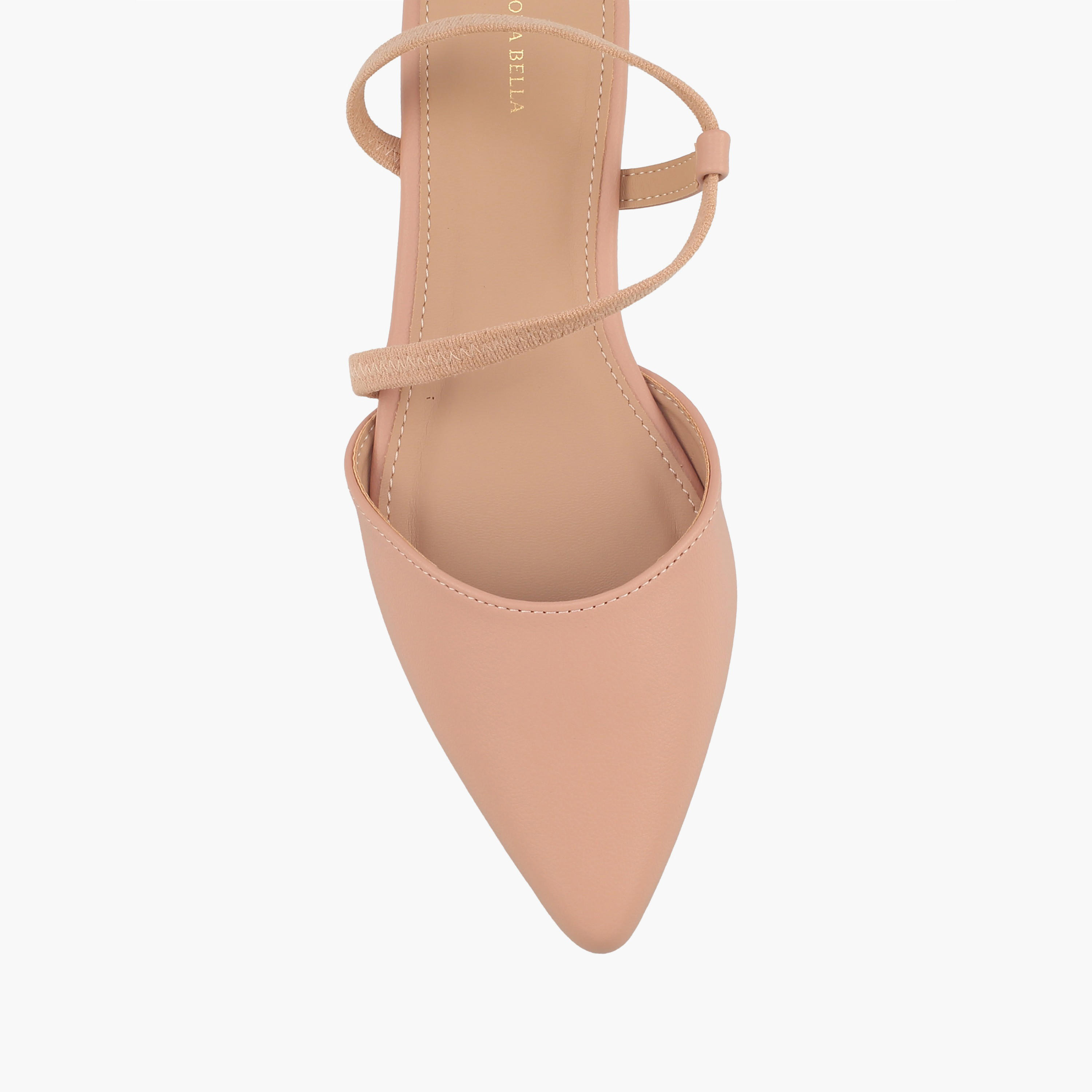 حذاء ميول سادة بمقدمة مدببة من فلورا بيلا-women-shoes-flats-mules-image-4
