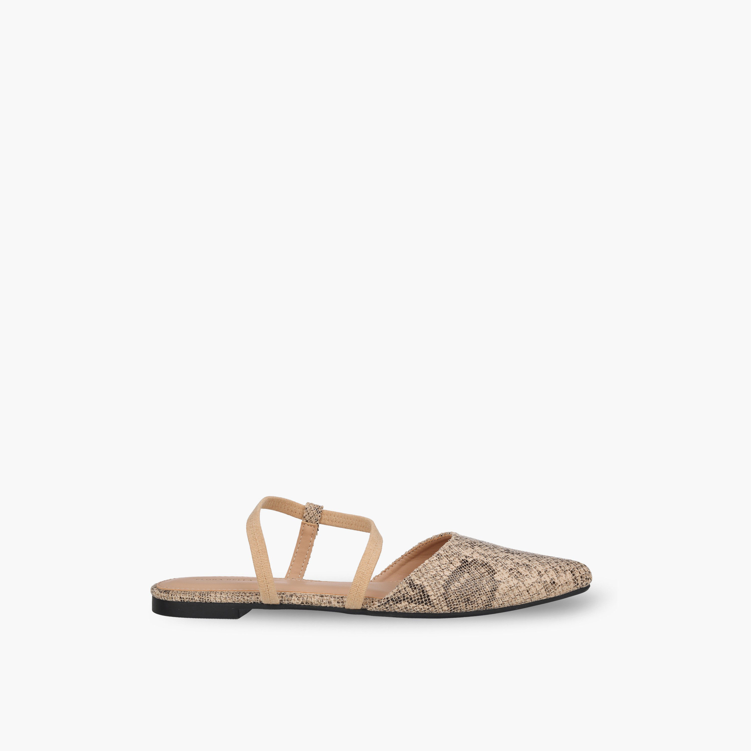 حذاء ميول بمقدمة مدببة وطبعات من فلورا بيلا-women-shoes-flats-mules-image-3