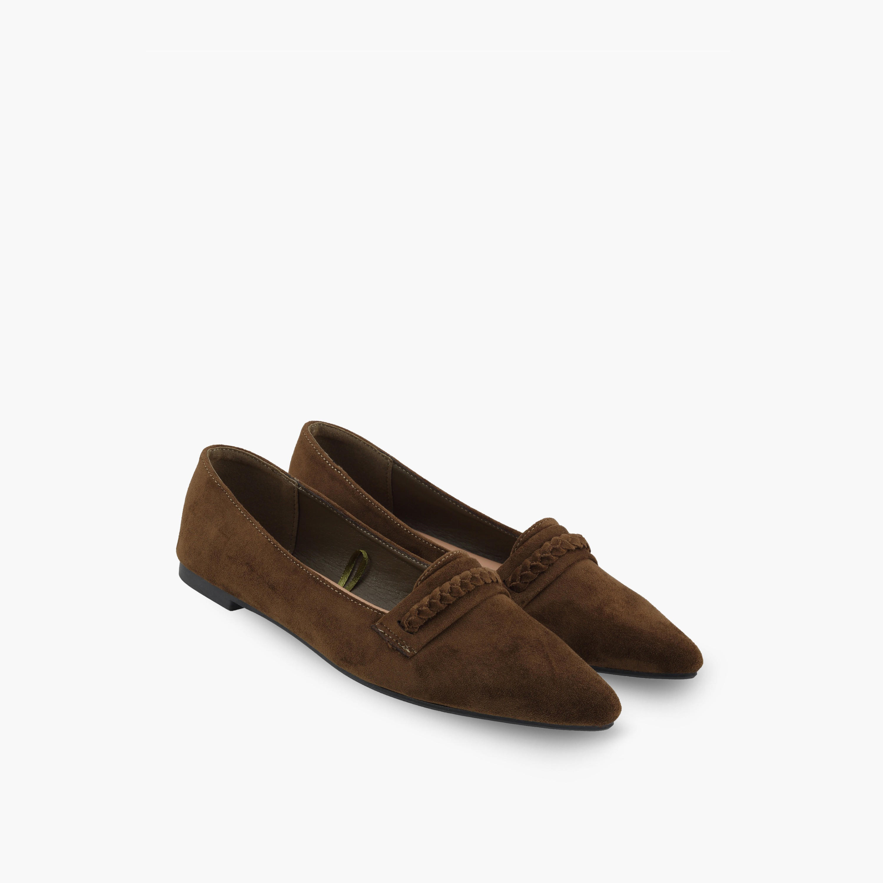 Flora Bella Women Braided Detail Slip-On Ballerina Shoes-women-shoes-flats-ballerinas-image-1