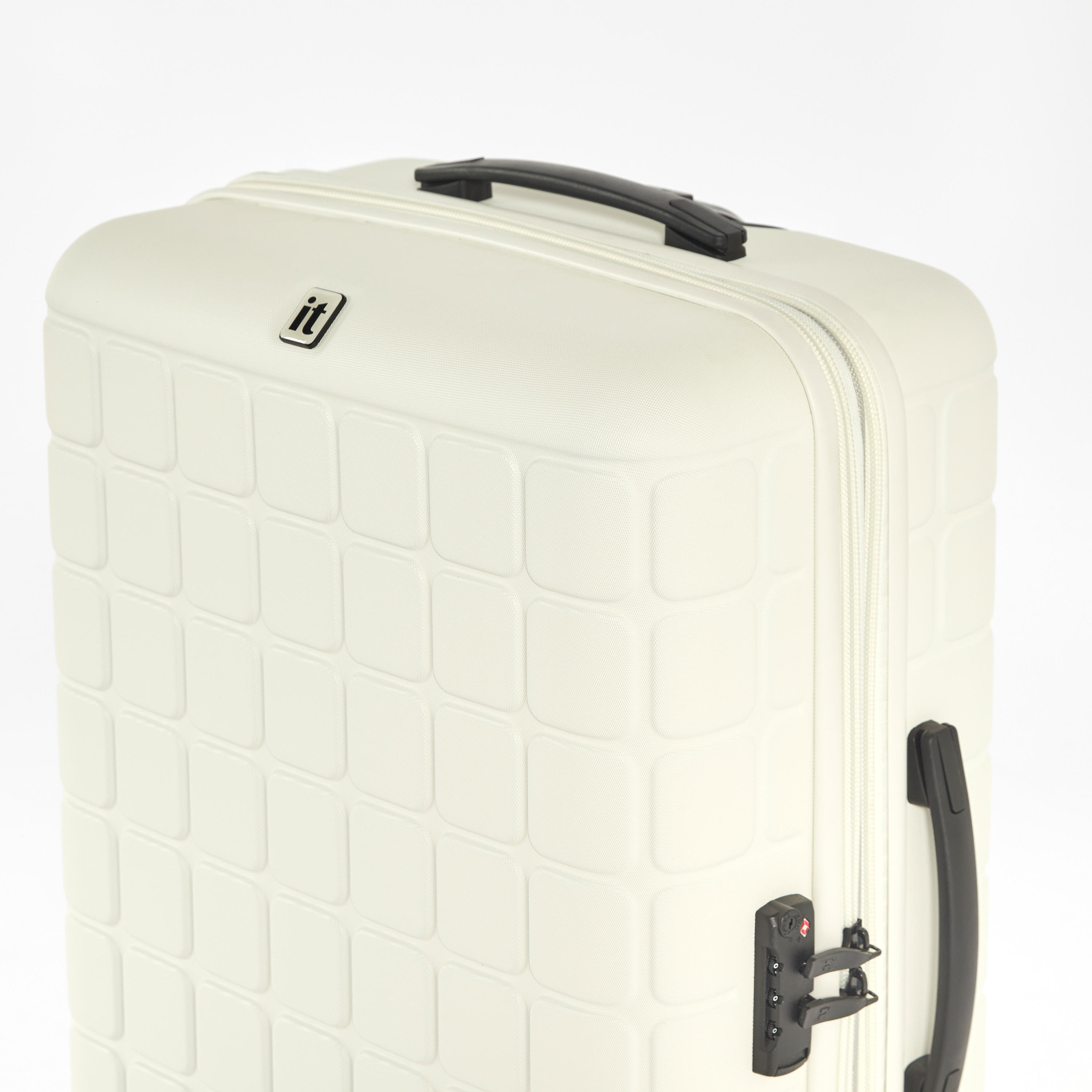 IT Textured Hardcase Luggage Trolley Bag with Retractable Handle-travel-luggagesandbags-luggage-image-3
