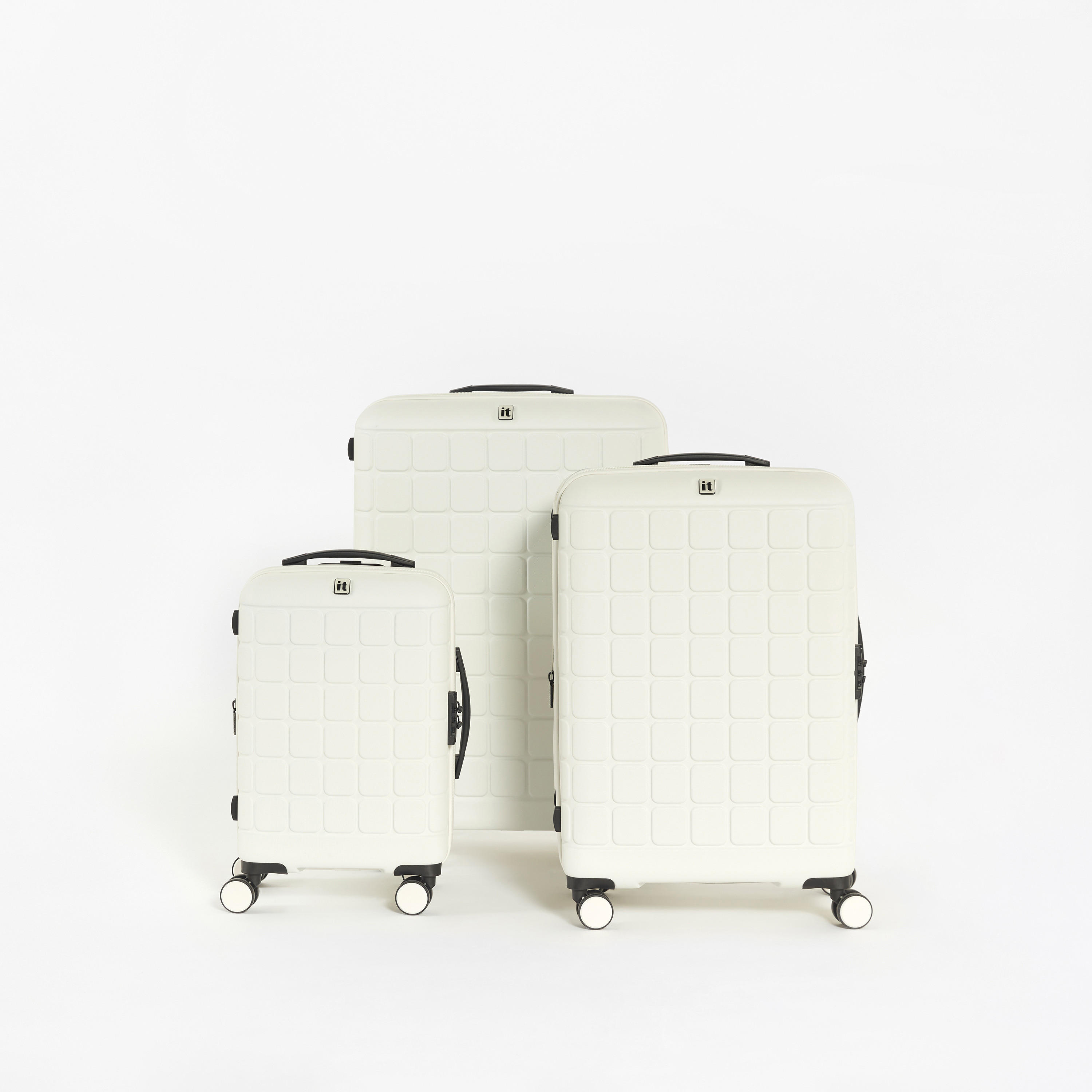 IT Textured Hardcase Luggage Trolley Bag with Retractable Handle-travel-luggagesandbags-luggage-image-6