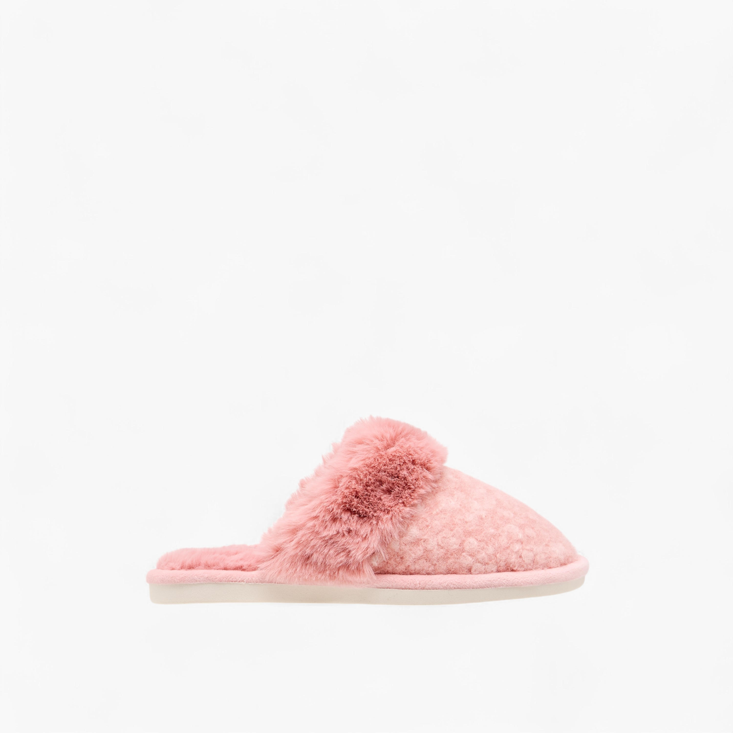 Le Confort Closed Toe Faux Fur Bedroom Slippers-women-shoes-bedroomslippers-image-2