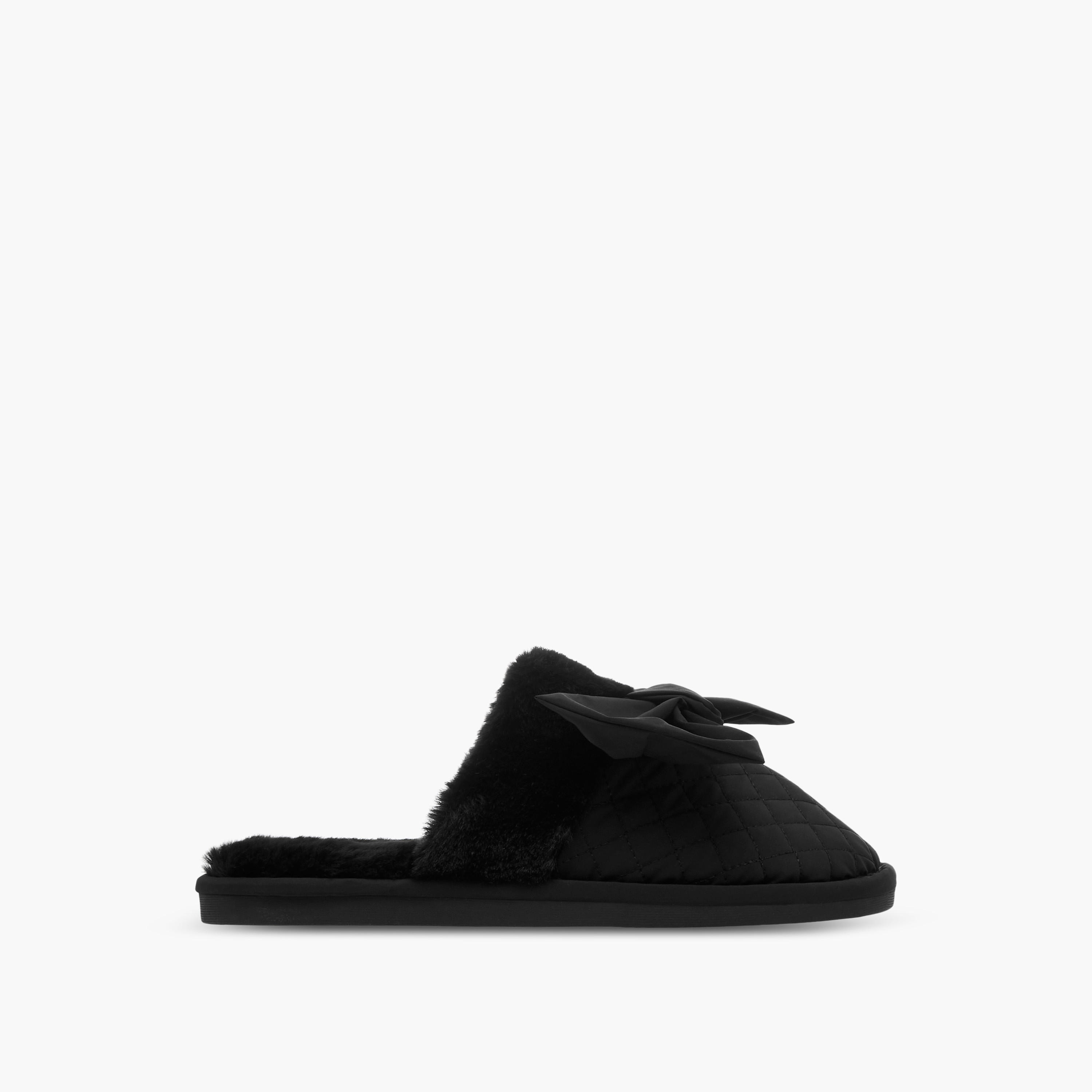 Le Confort Women's Quilted Bow Accent Bedroom Slippers-women-shoes-bedroomslippers-image-2