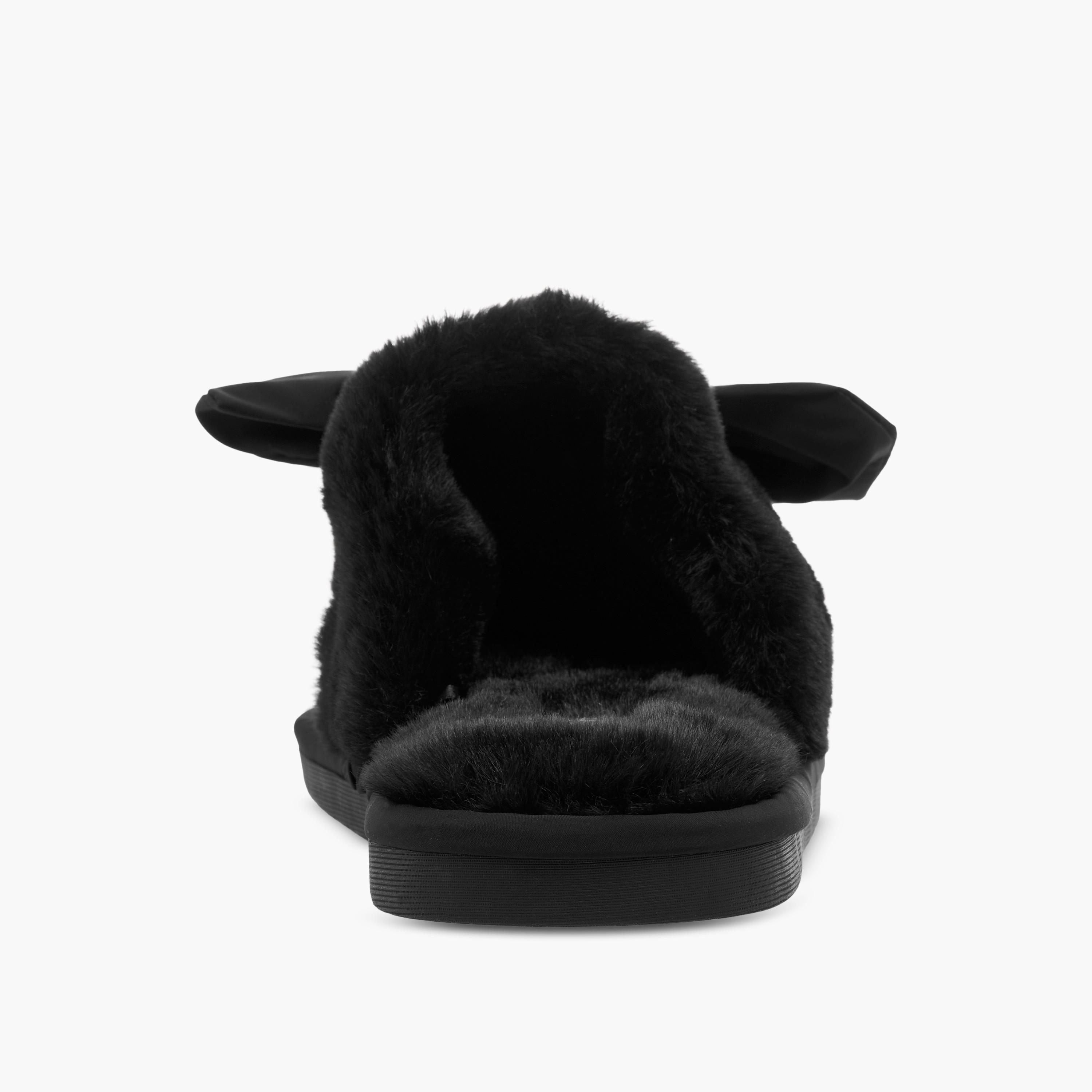 Le Confort Women's Quilted Bow Accent Bedroom Slippers-women-shoes-bedroomslippers-image-4
