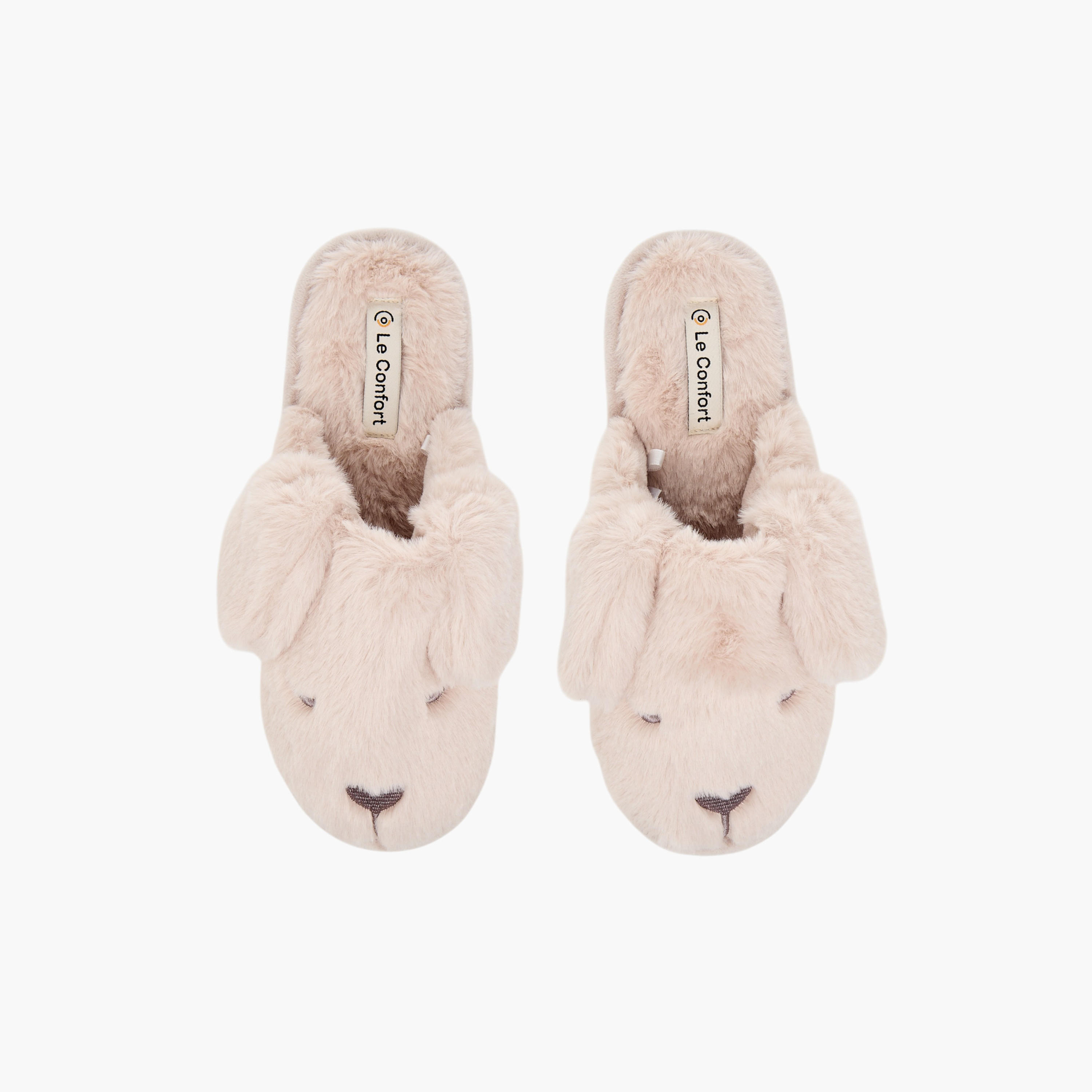 Le Confort Women's Ear Applique Bedroom Slippers-women-shoes-bedroomslippers-image-1