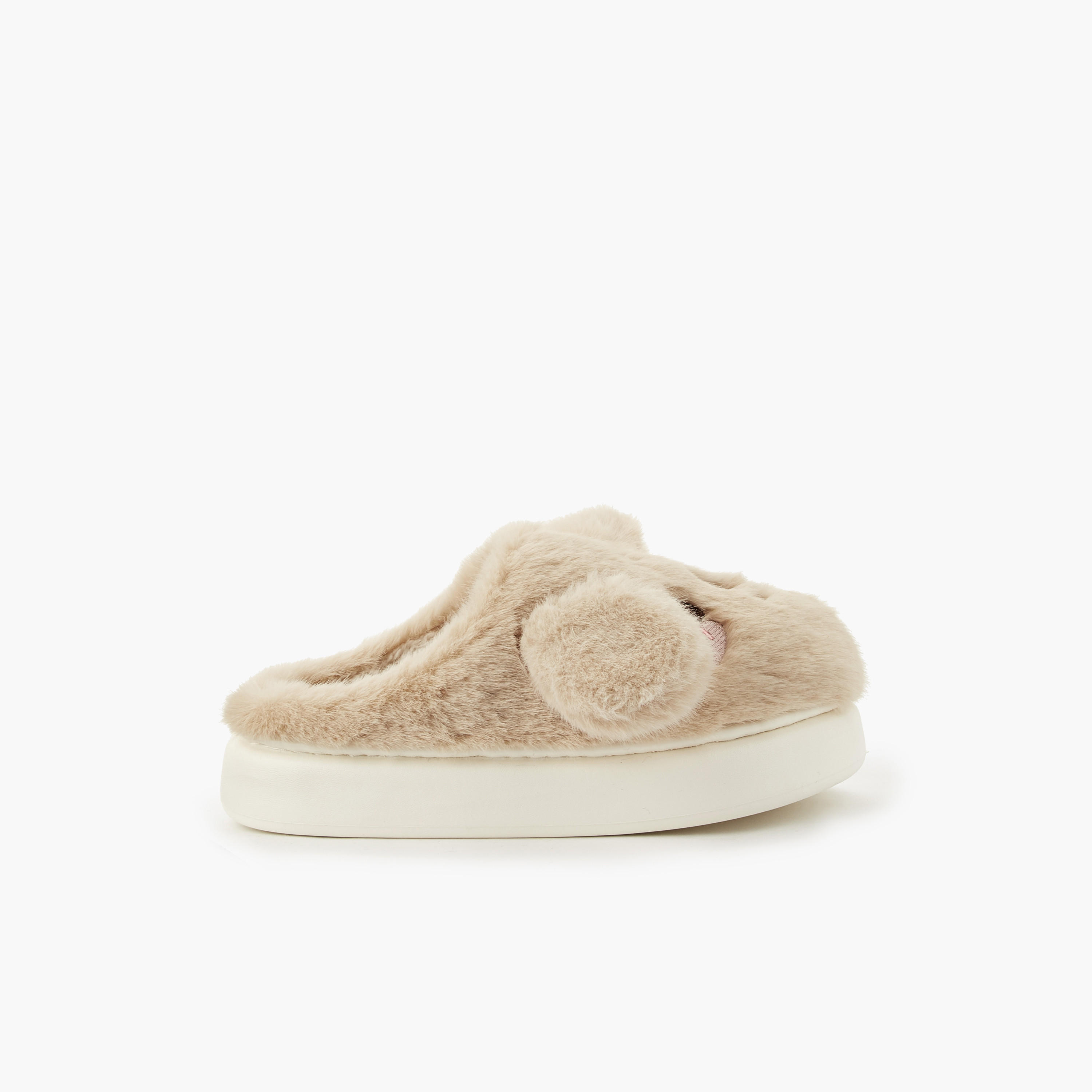 Le Confort Women Bear Embroidered Bedroom Slides-women-shoes-bedroomslippers-image-2